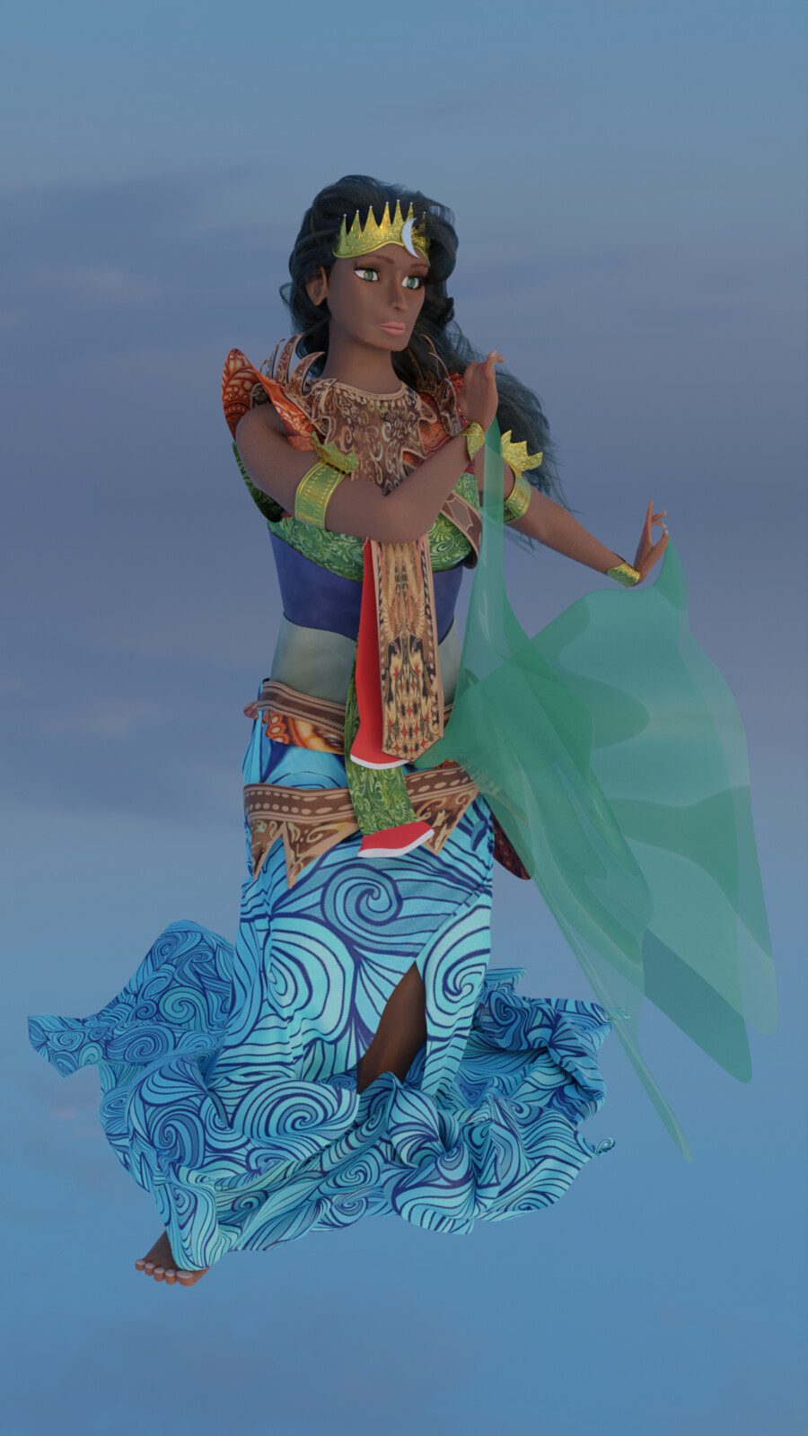 Finished character