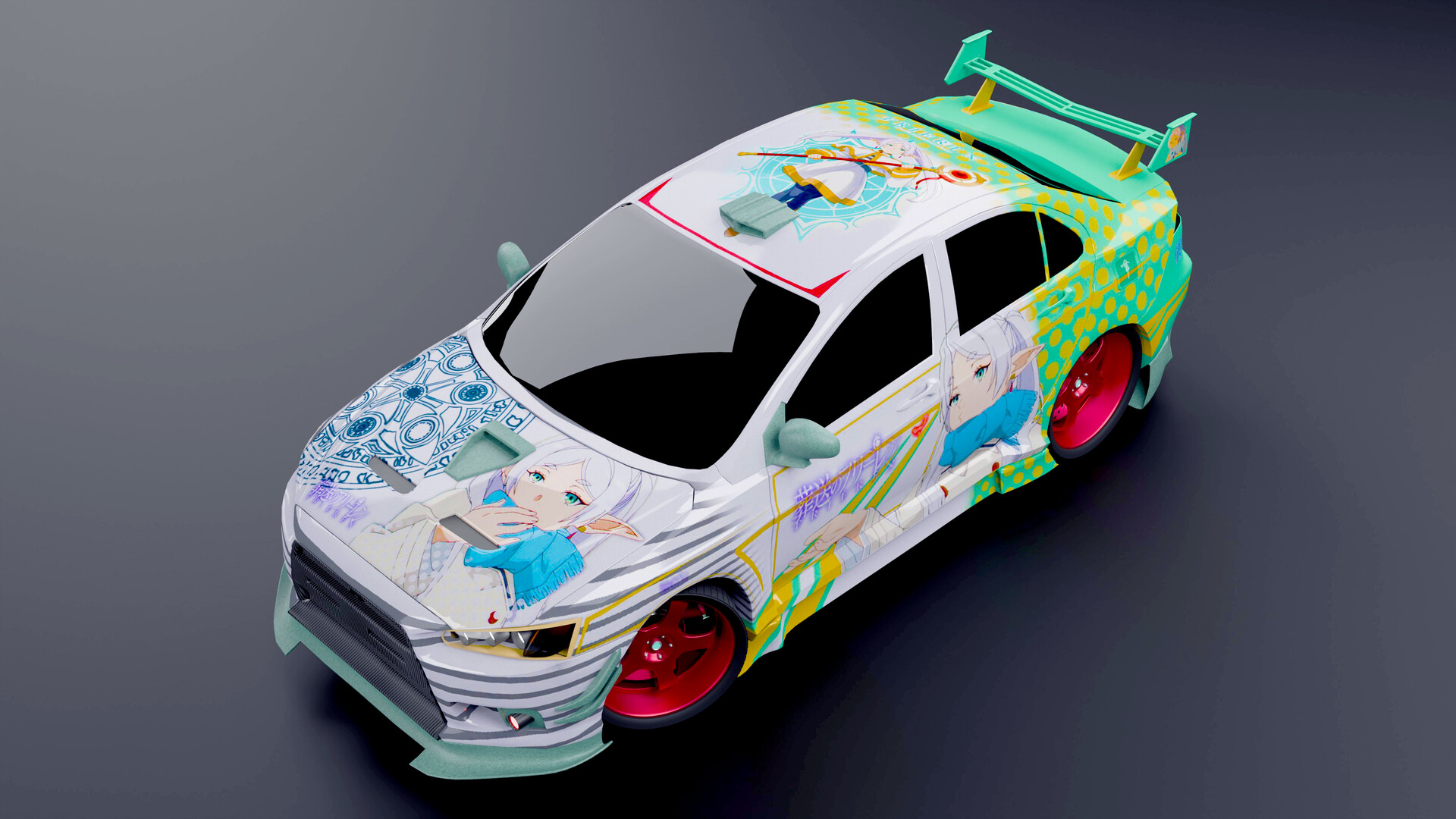 Jtaeme(JM) Mitsubishi Lancer EVO(Frieren tuning)