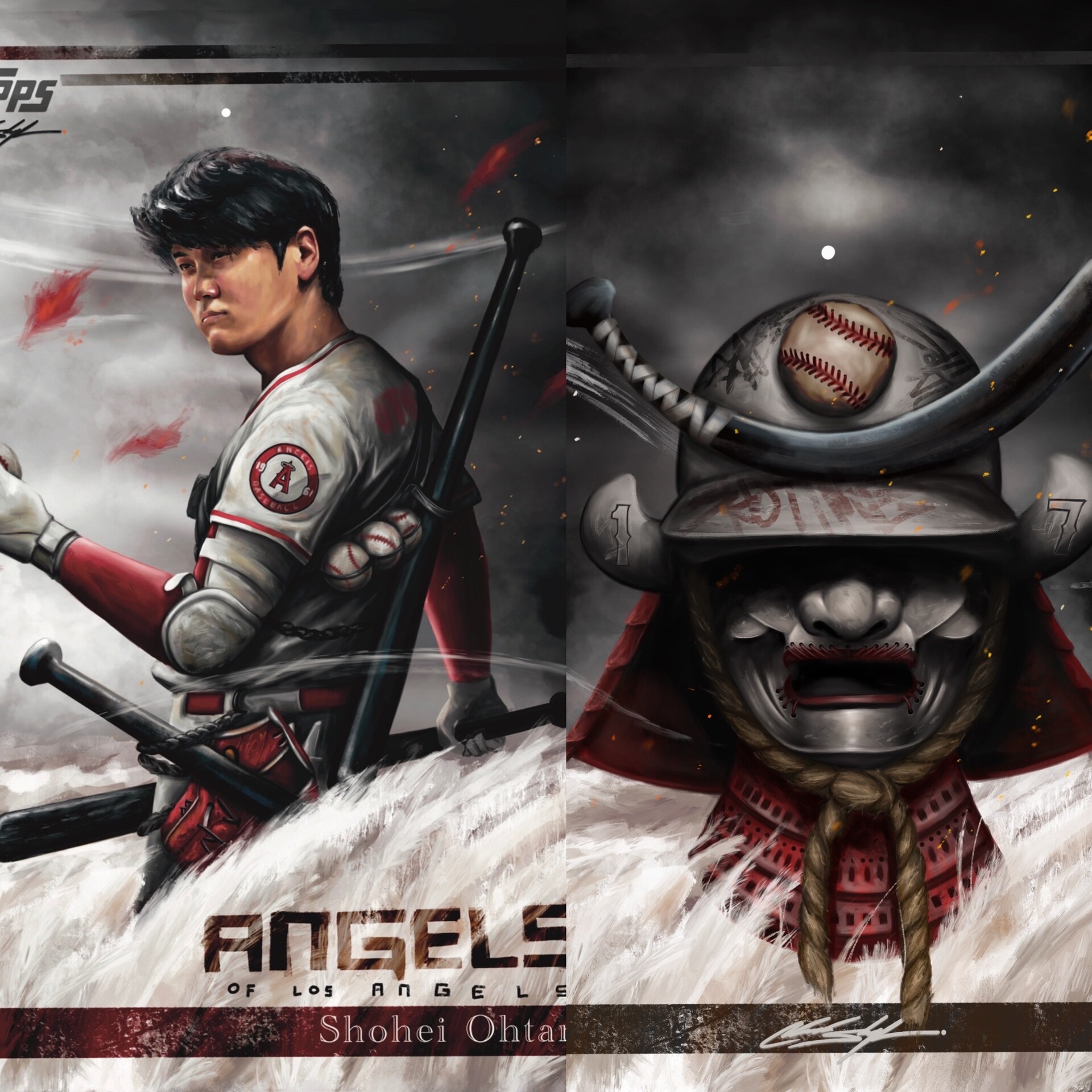 ArtStation - Companion Artwork for Topps Shohei Ohtani