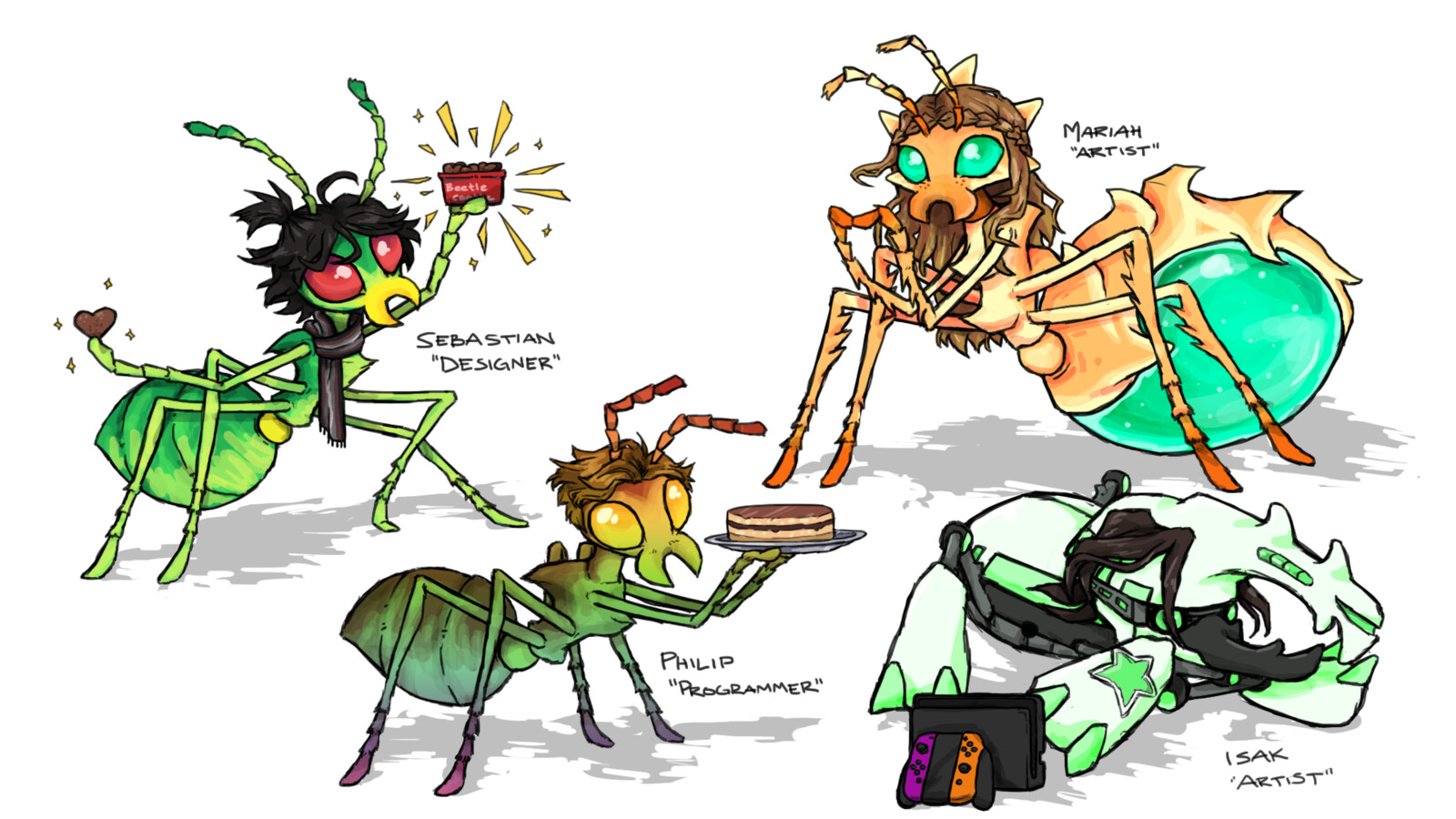 It's all who worked on the gameproject 1.