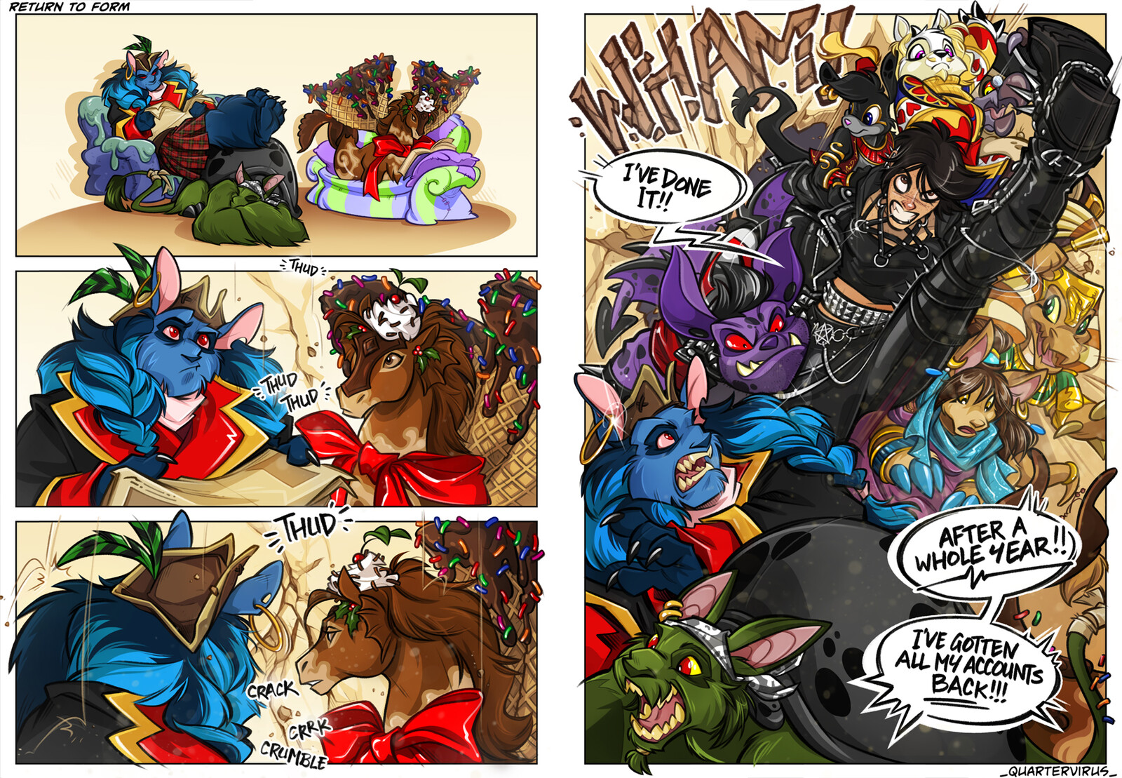 ... More like after a WHOLE YEAR, I've FINALLY finished this comic!!