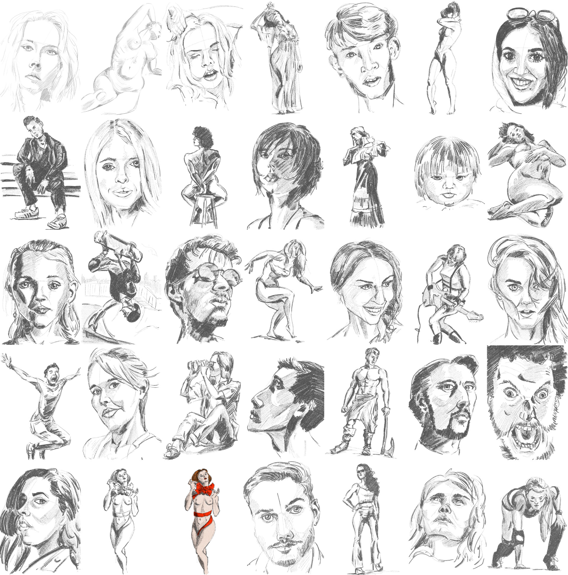 Drawing The Female Figure  Figure drawing female, Human figure drawing,  Figure drawing