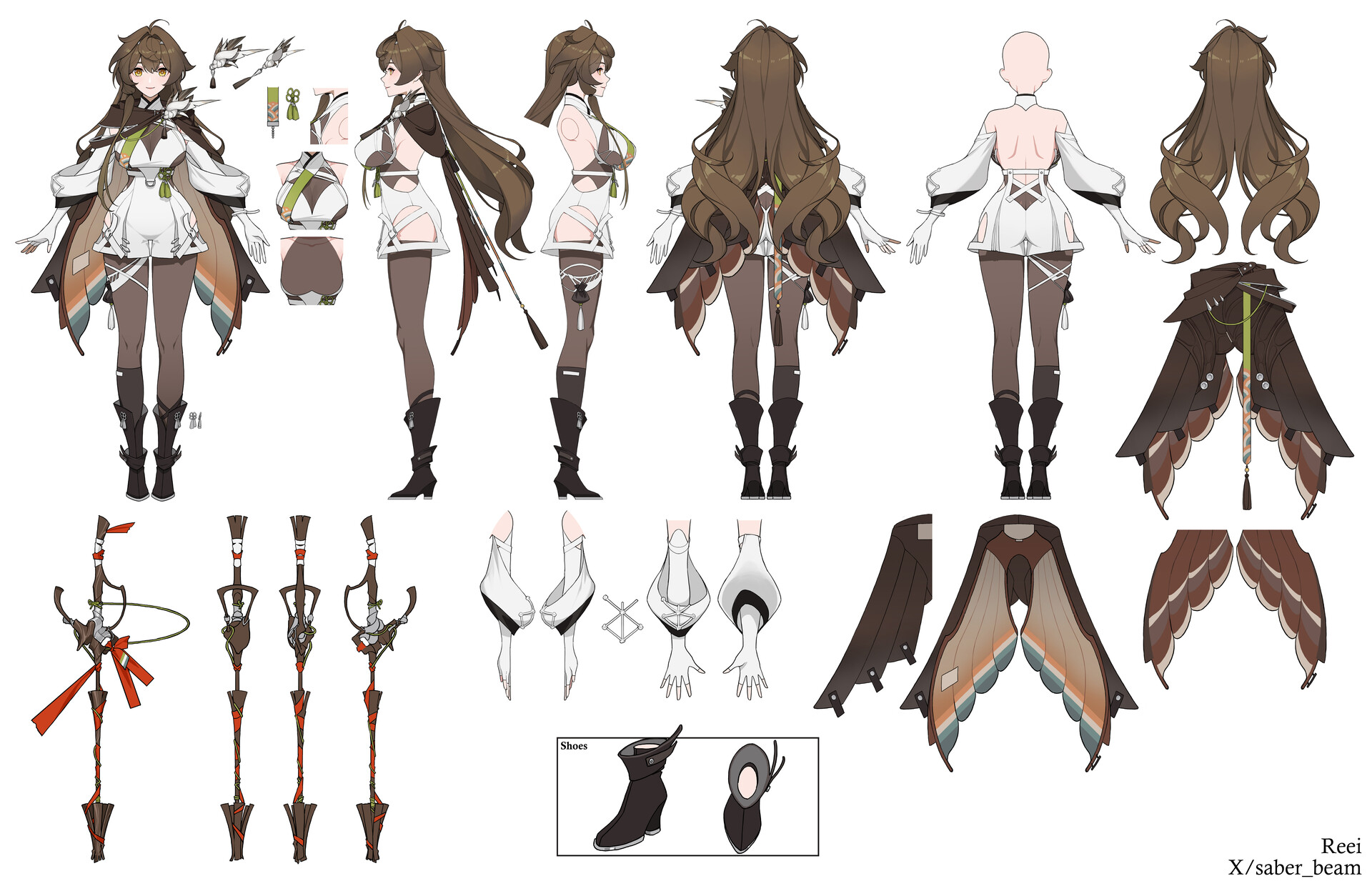 ArtStation - Reei: Character sheet