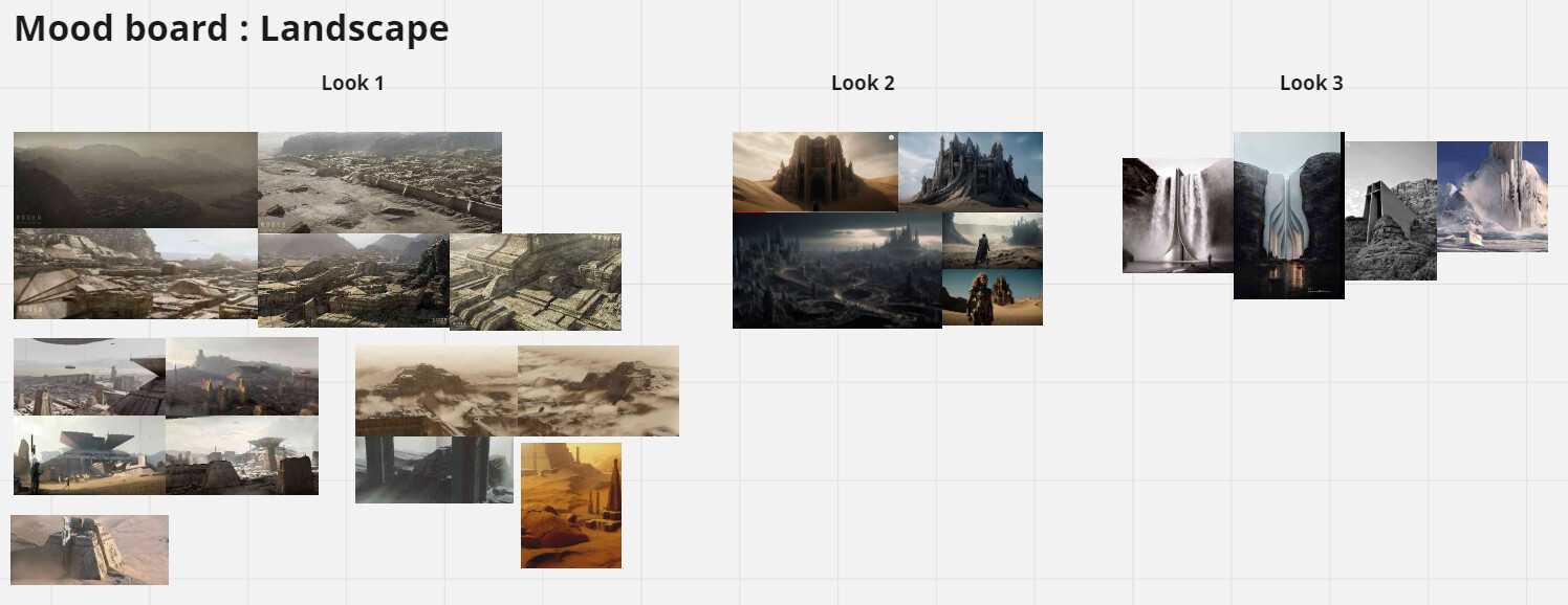 Scene reference for exterior landscape