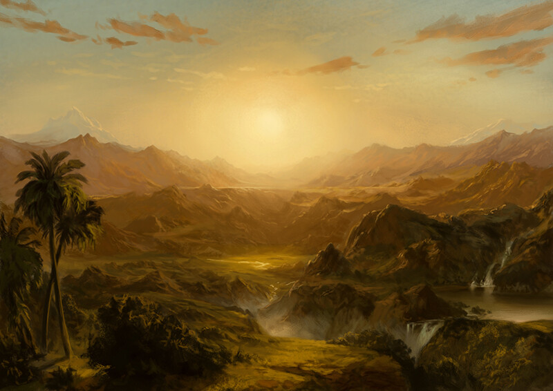 Frederic Edwin Church Study.