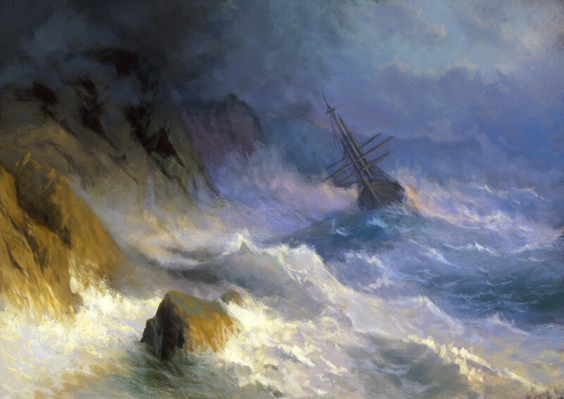 Ivan Aivazovsky Study.