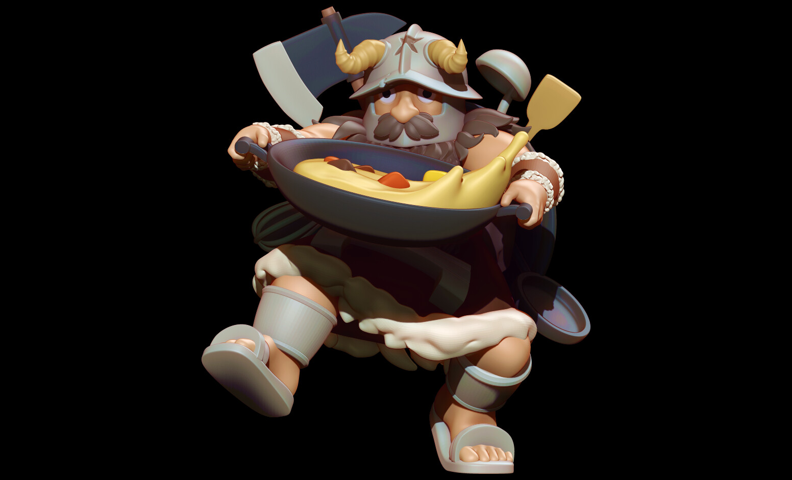 ArtStation - 3D Miniature Sculpt- Senshi(Delicious in Dungeon)