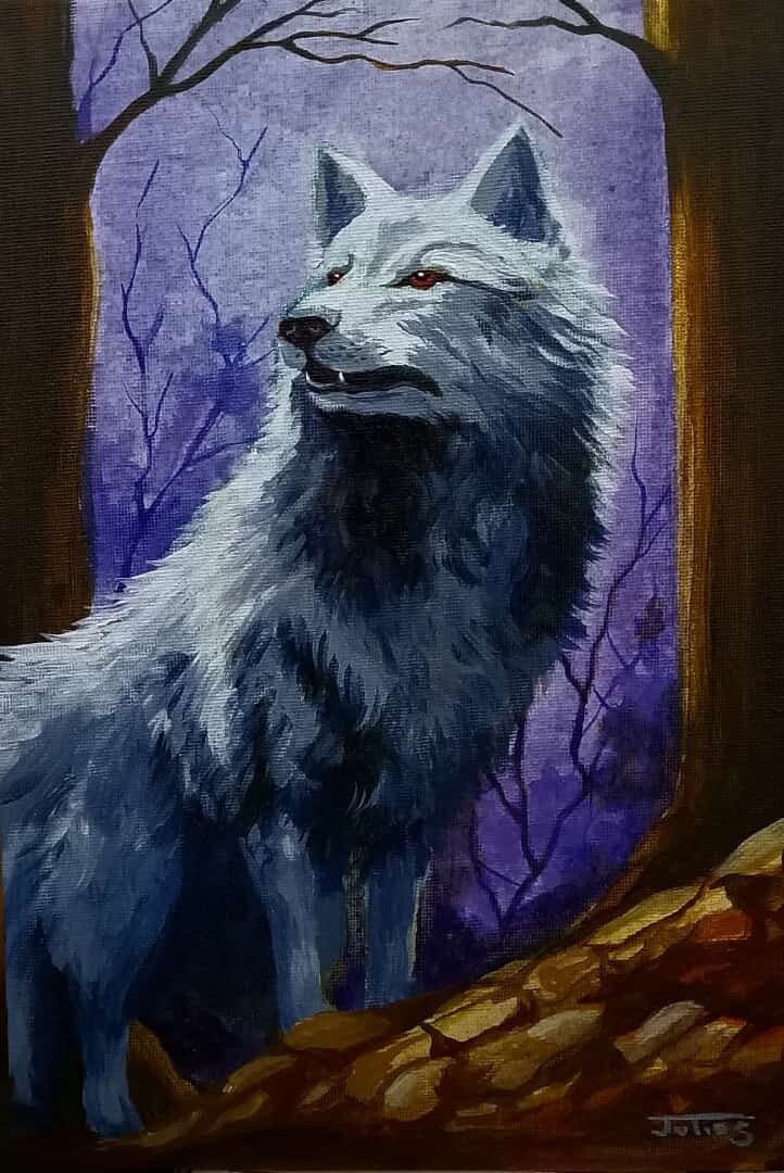 Wolf - Acrylic on canvas
30 X 20 cm