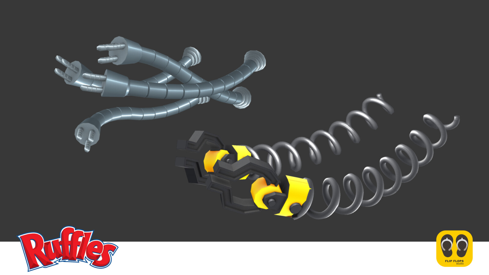 3D Modeling, Rigging, and Animation of the Cartoon Arms