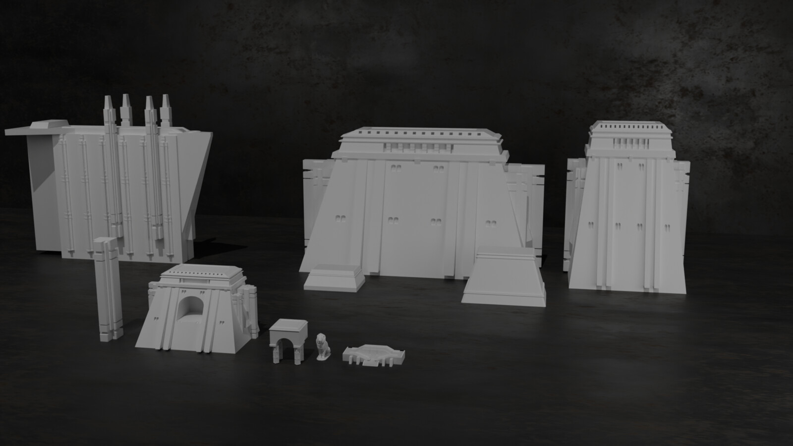 3D pieces in Blender