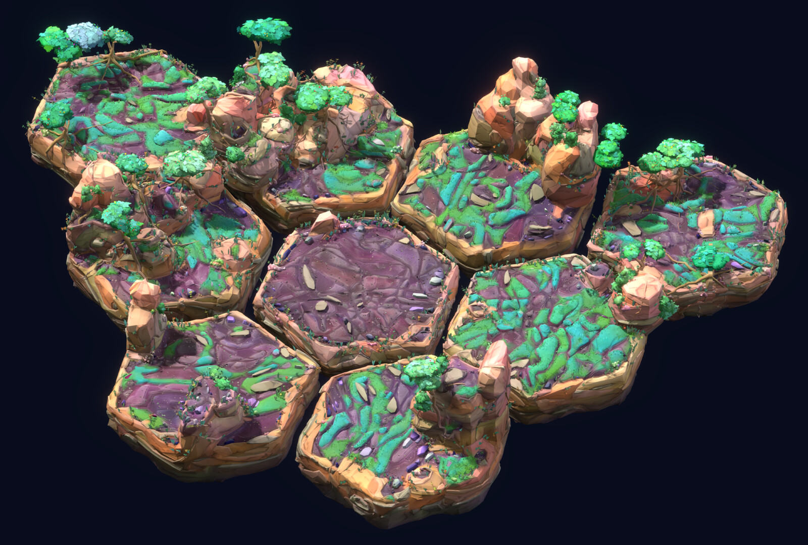 Trying out some hexagonal shapes