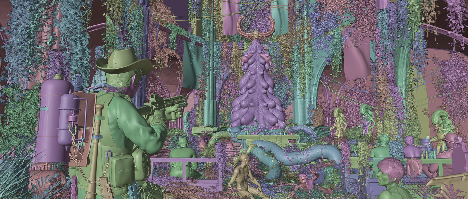 Shot 1 - Blender 3D Viewport.
