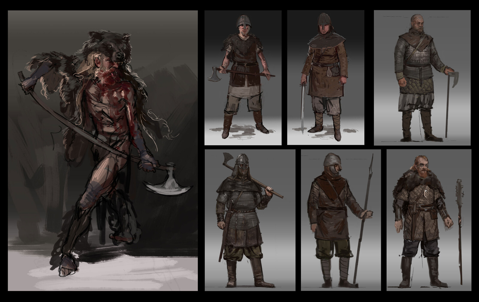Berserker and more sketches