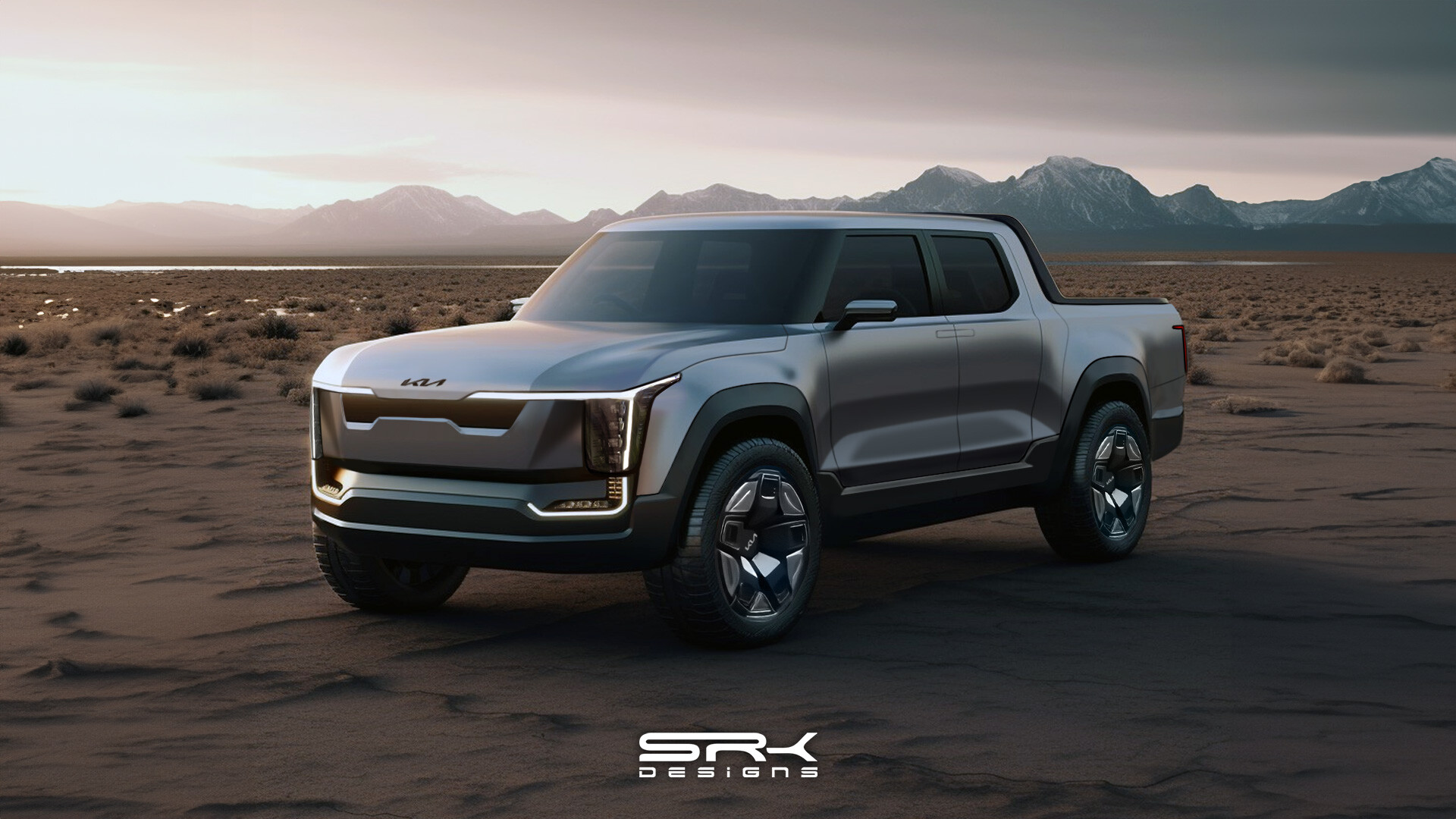 ArtStation 2025 KIA EV Pickup Truck Concept