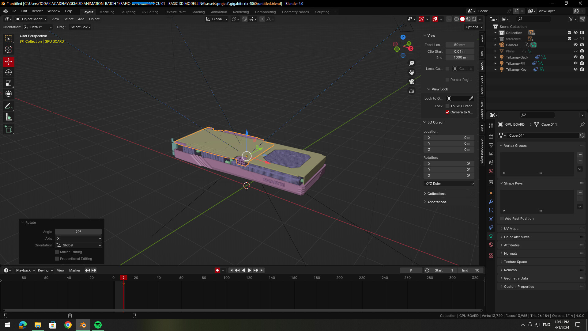 RAFIQ - Gigabyte RTX 4060 Gaming OC