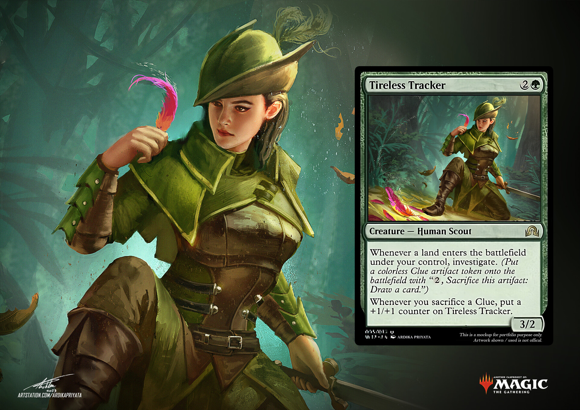 mtg card tracker Tireless Tracker [207] [Fallout] [Foil] – Face to Face Games