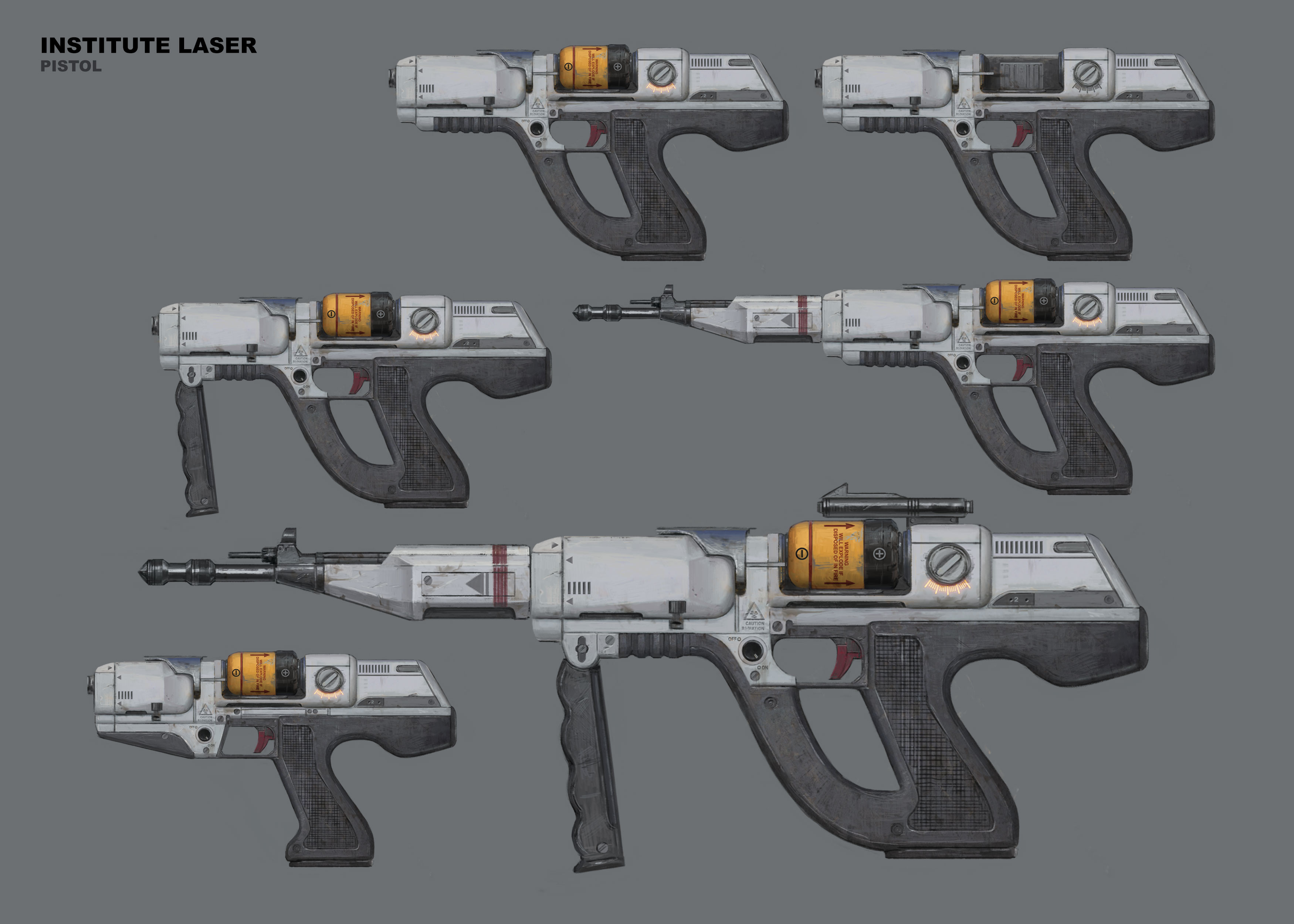 Institute Laser Pistol Redesign.
Fallout 4