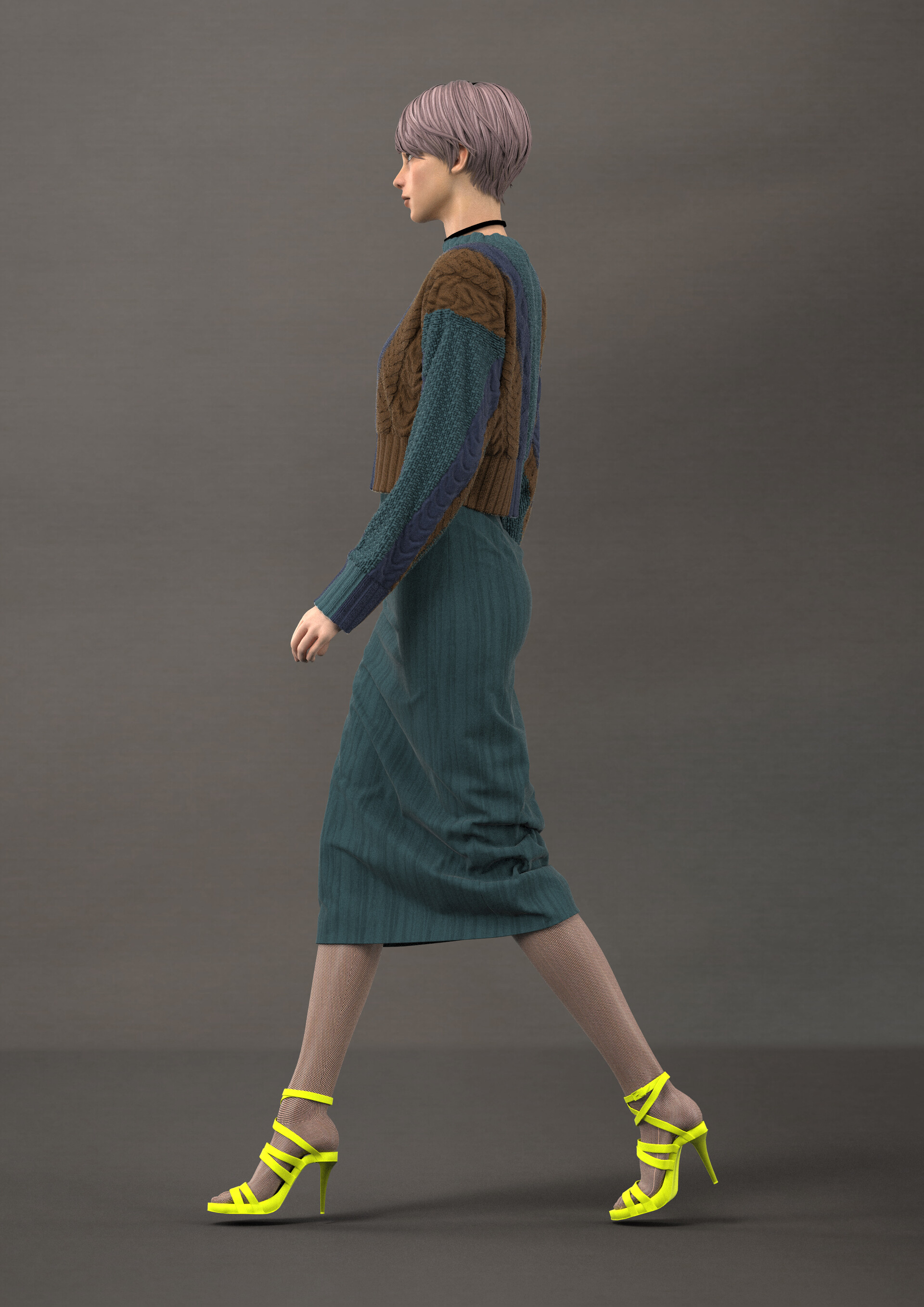 Visual Wonders Knitwear for Women in Clo3D/Marvelous