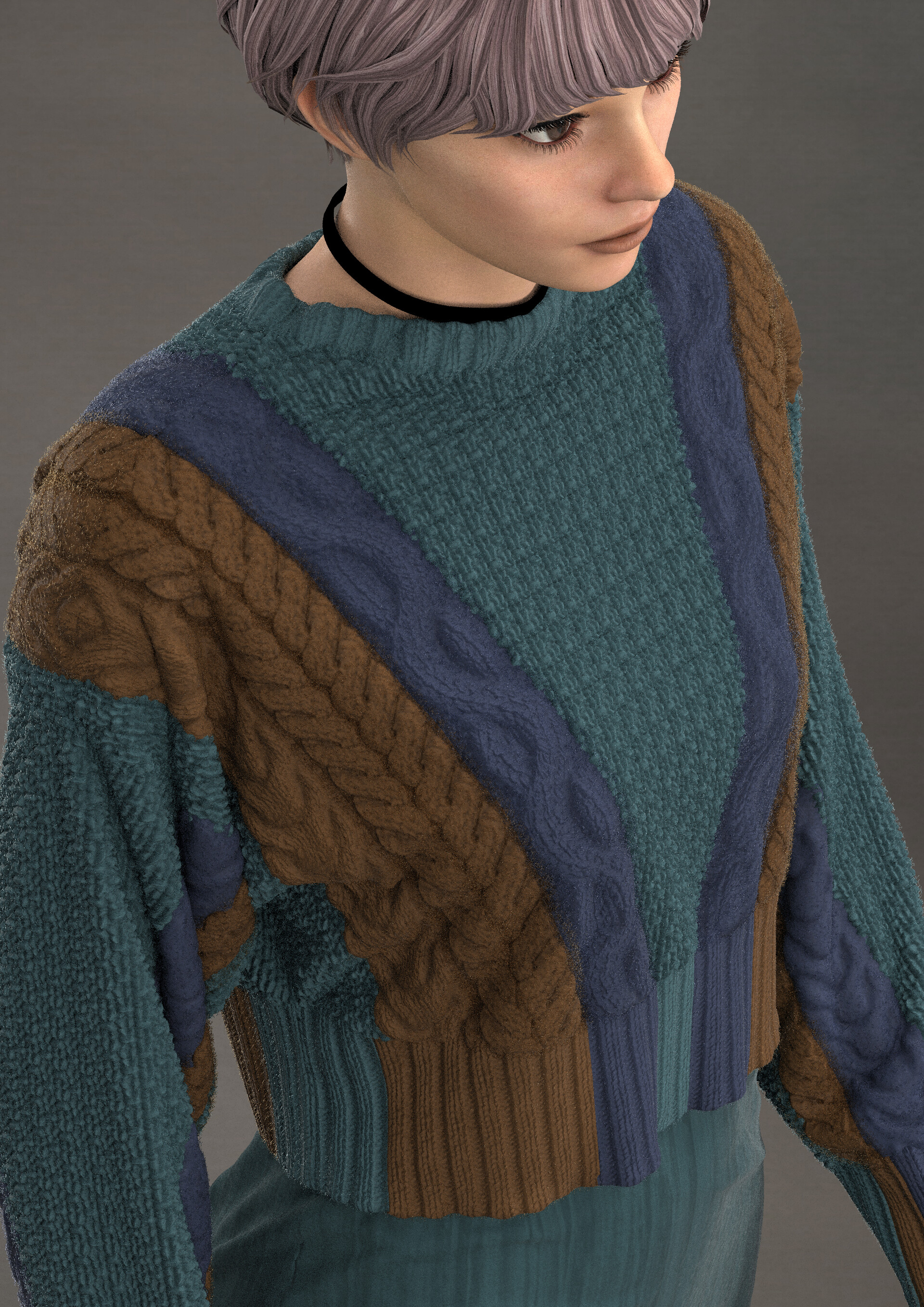 Visual Wonders Knitwear for Women in Clo3D/Marvelous