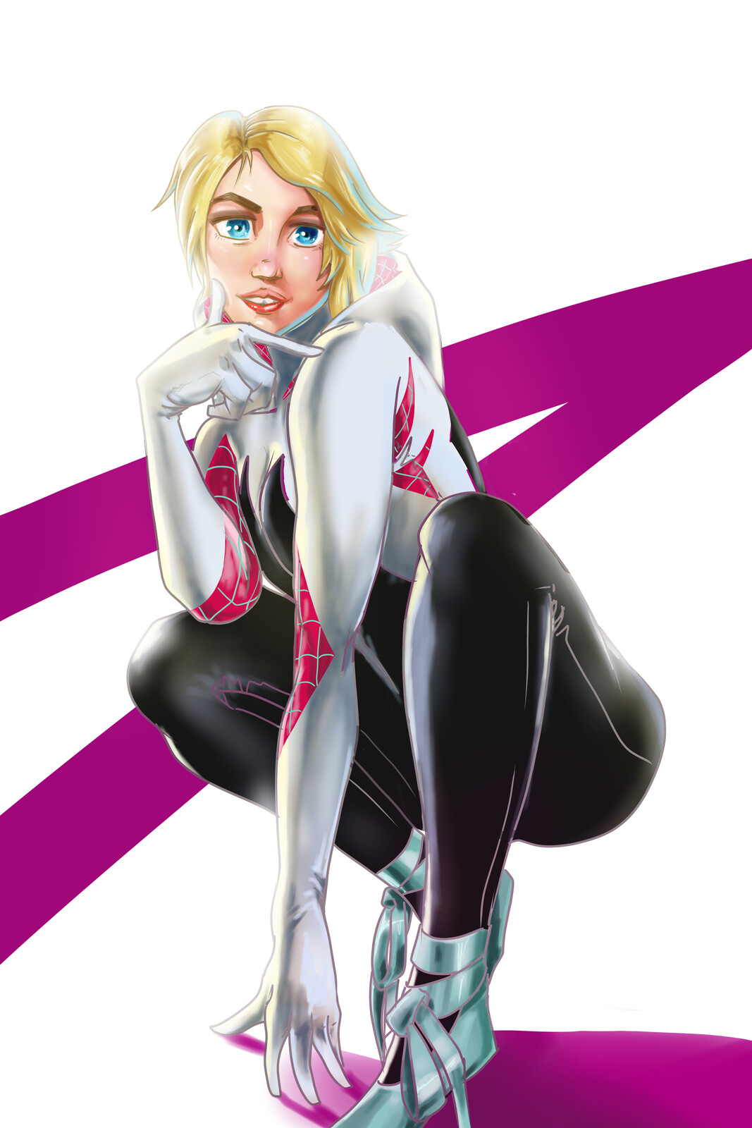 Gwen stacy as Ghost Spider