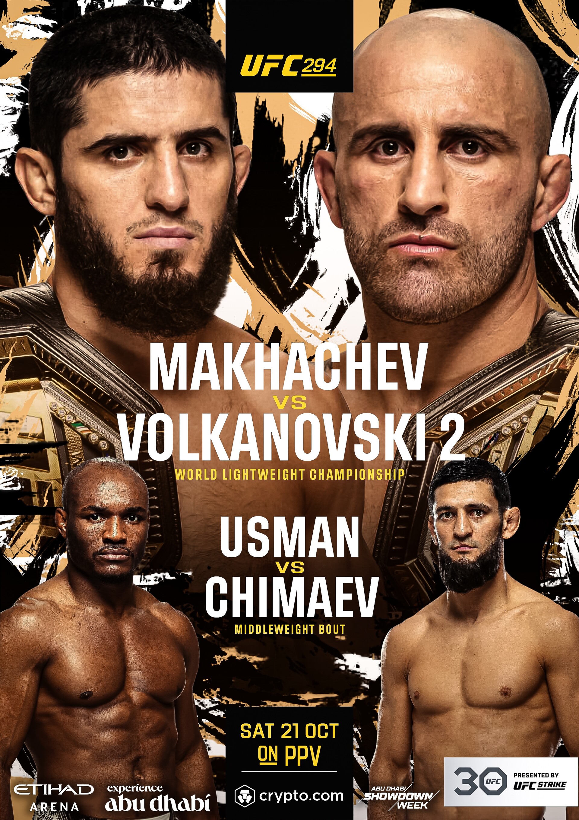 ArtStation - UFC 294 Poster