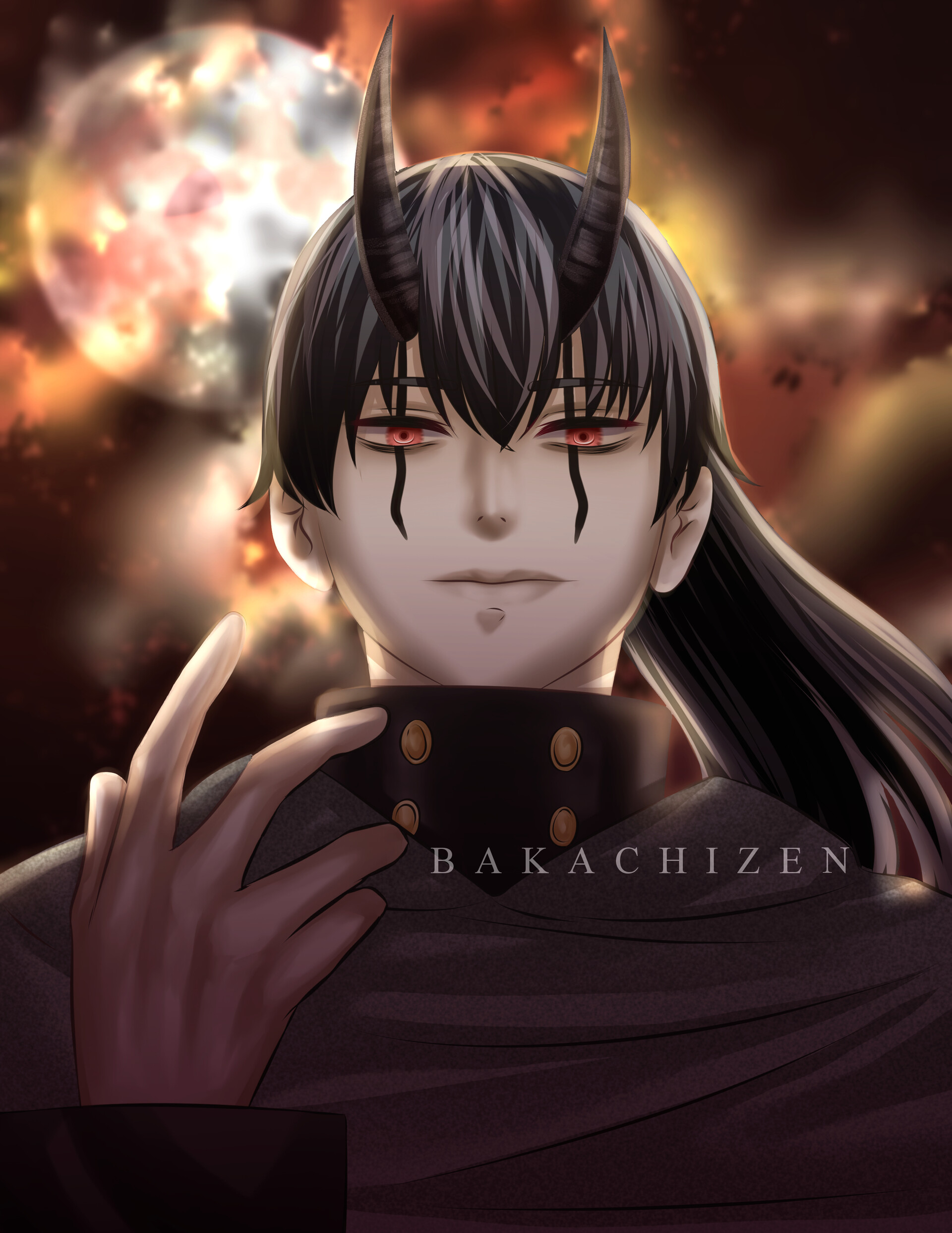 ArtStation Nacht Faust Black Clover