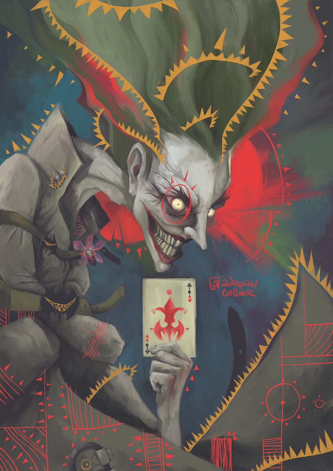 Joker inspired artwork