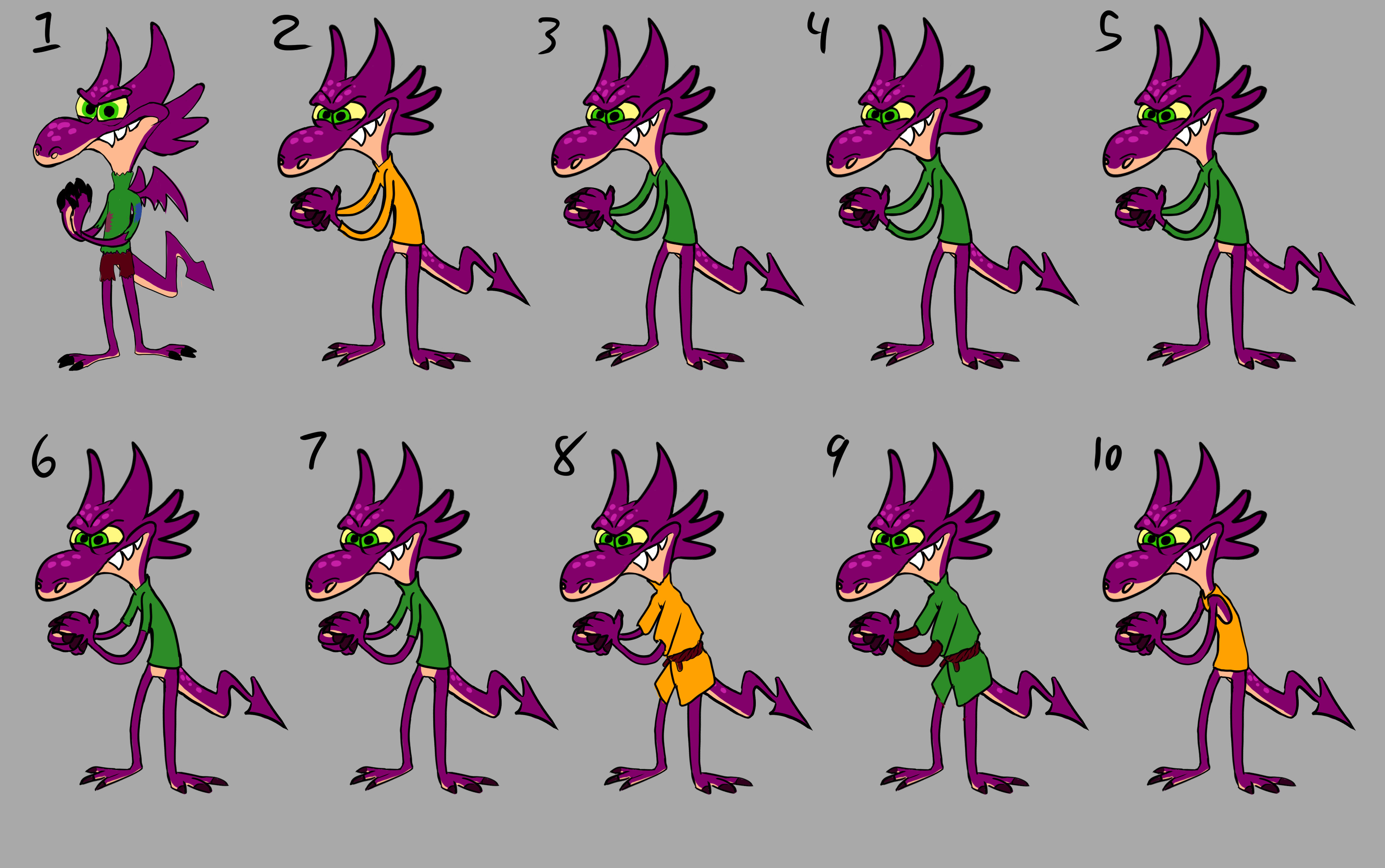 New dragon design with clothing exploration