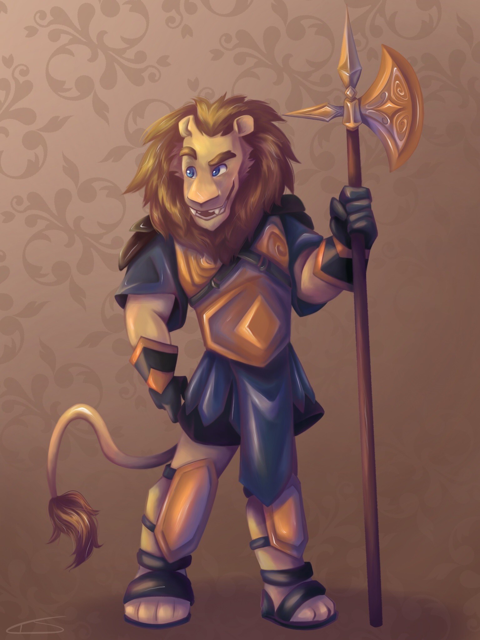 ArtStation A Leonin Paladin