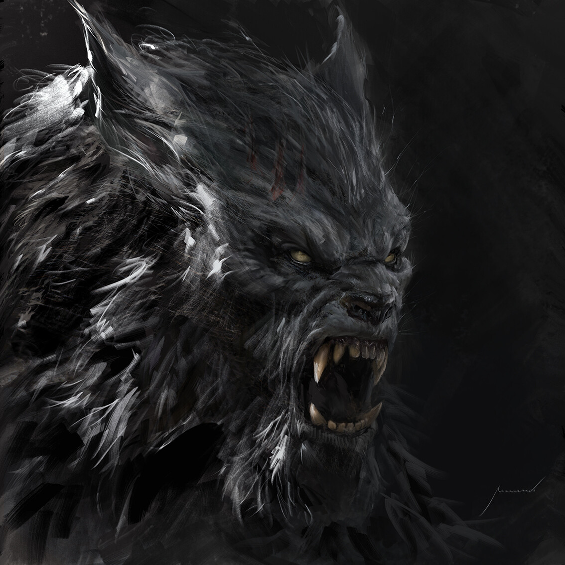 Werewolf by Antonio J. Manzanedo : r/ImaginaryWerewolves