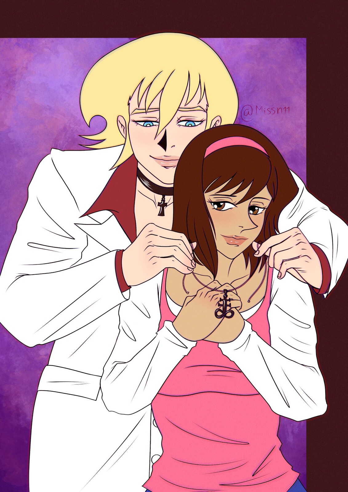 The Devil gifts his Bride His Cross