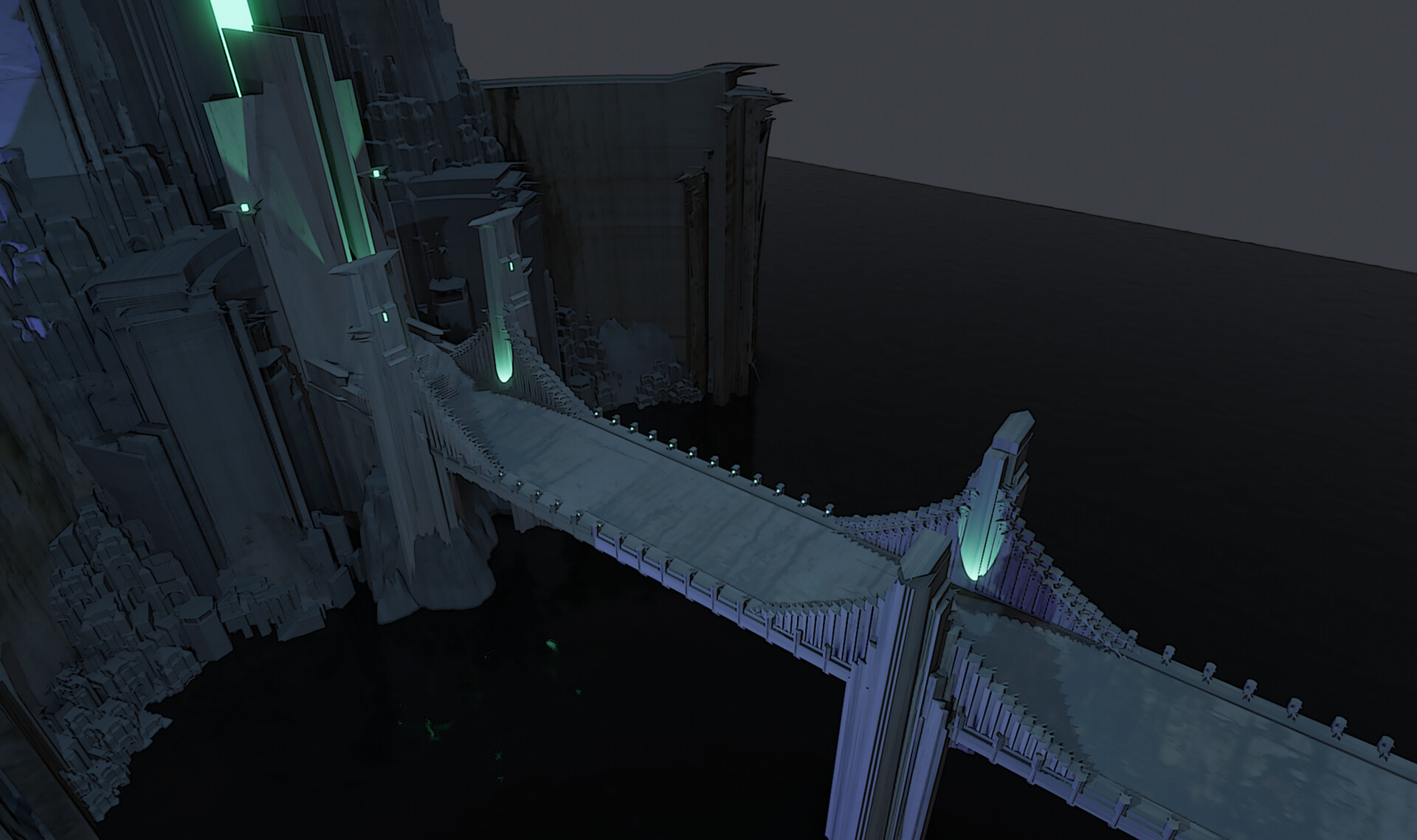 ArtStation - The Lost Kingdom - Necrus (Black City) concept