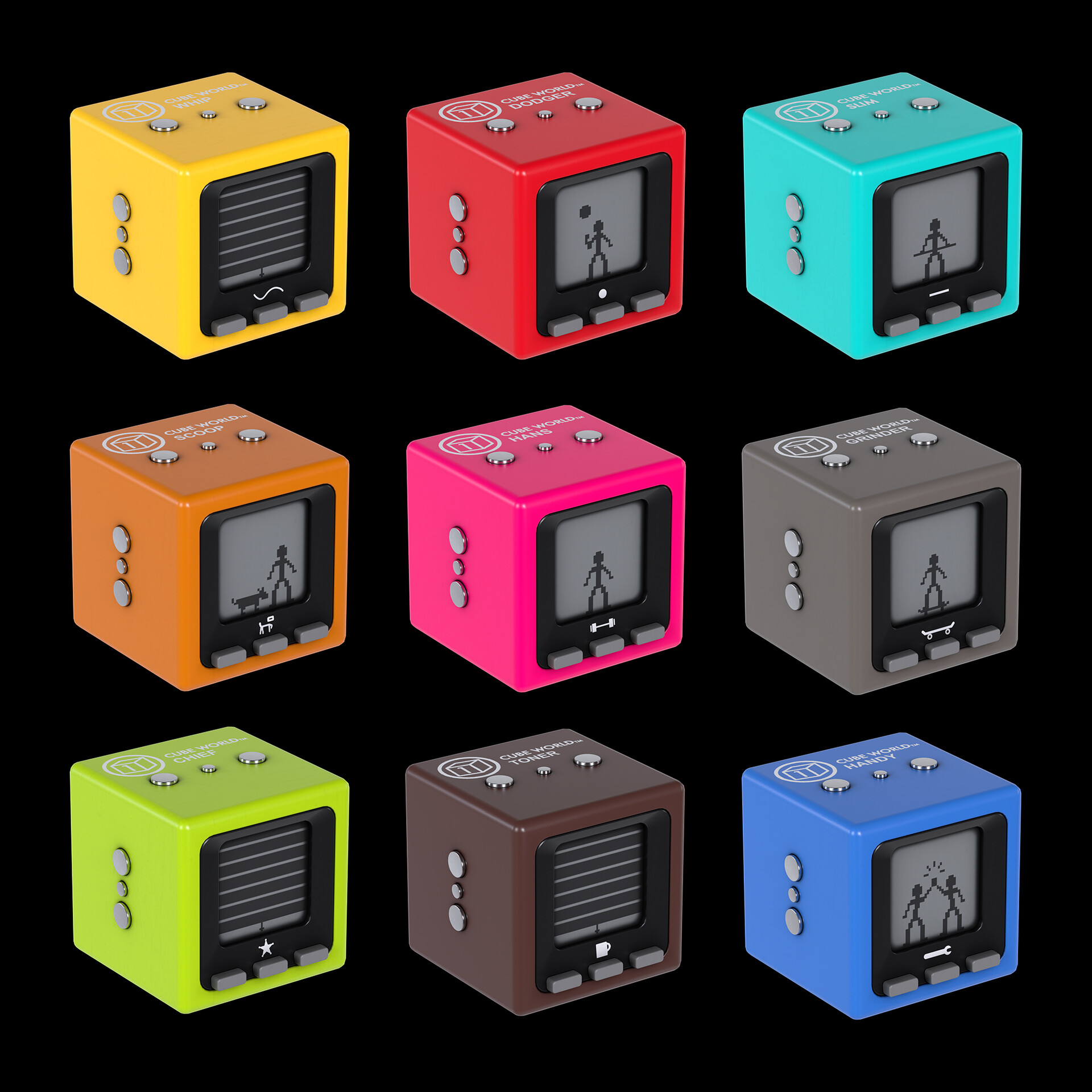 ArtStation - Cube World Toys