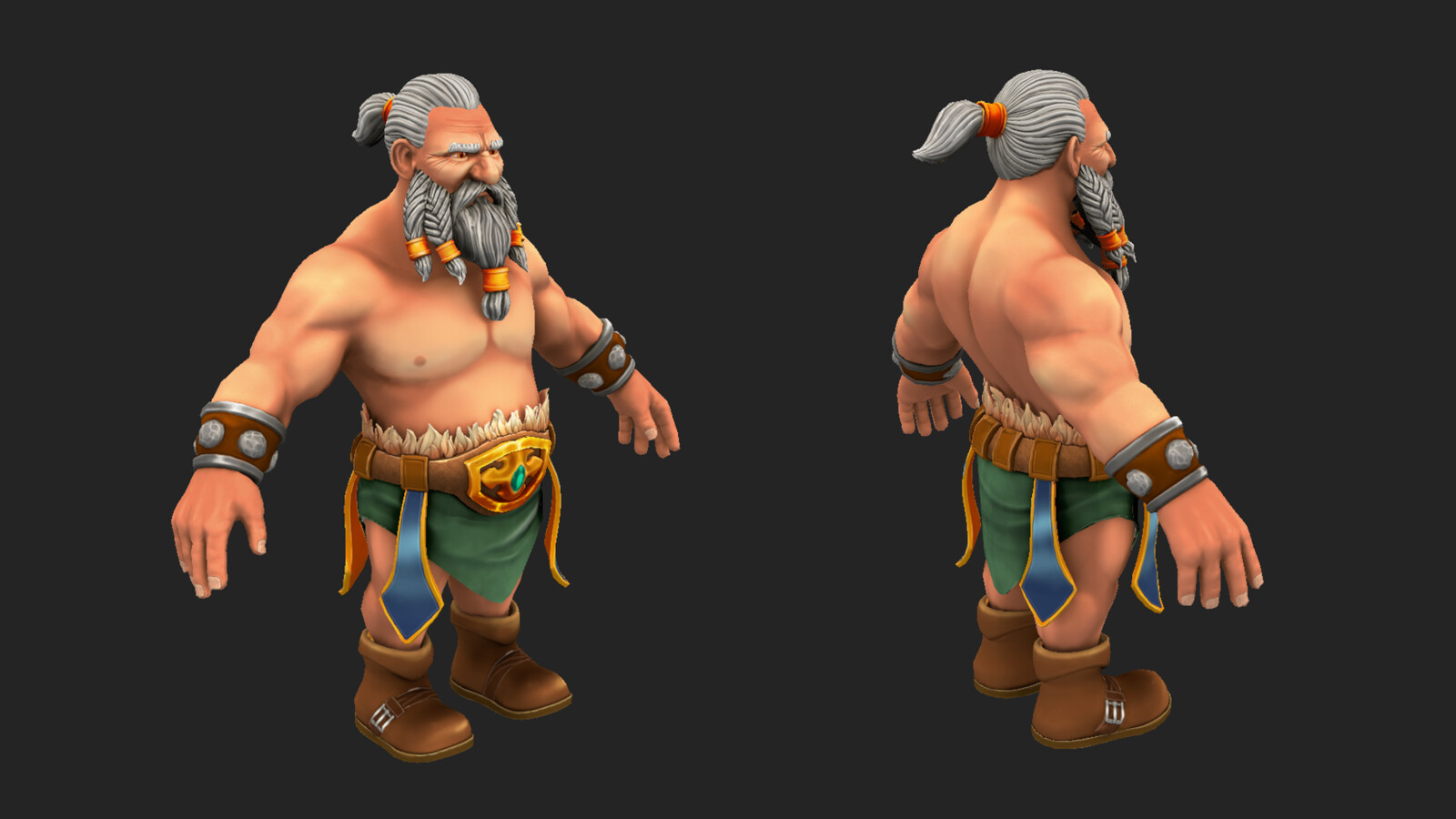 Dwarf Real-Time Character