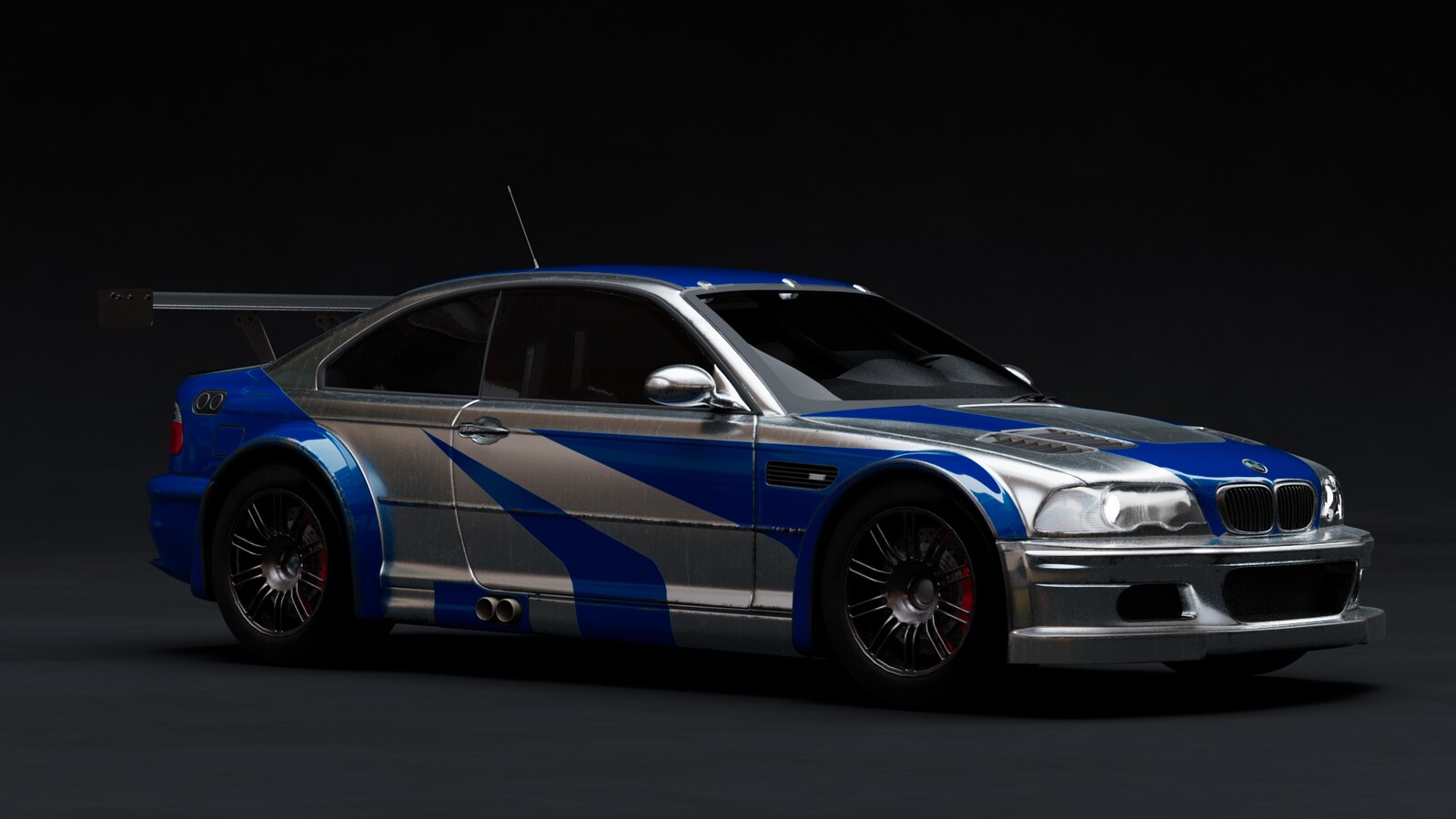 Vijay Mohan - The BMW M3 GTR Model,Texture ,Lookdev