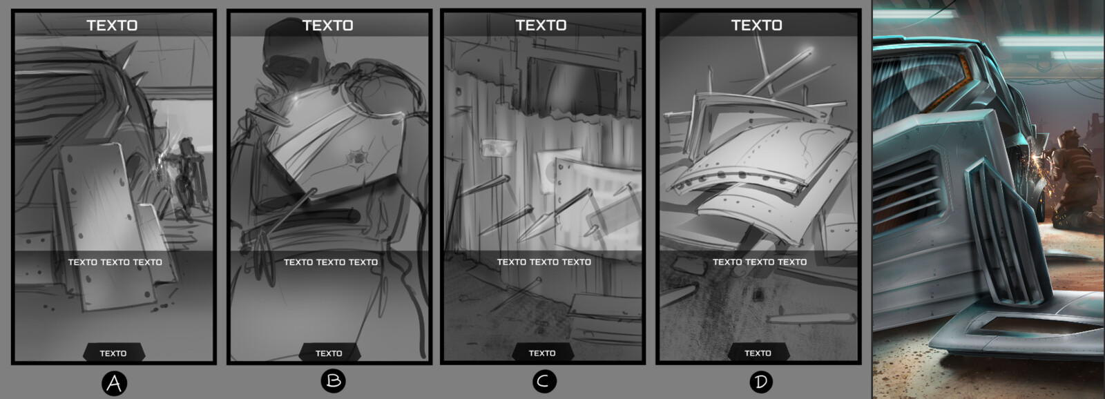 Sketches and Artwork.