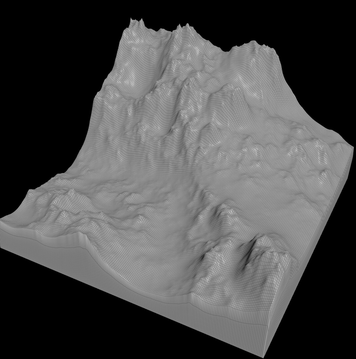 This is the original randomly generated terrain.
