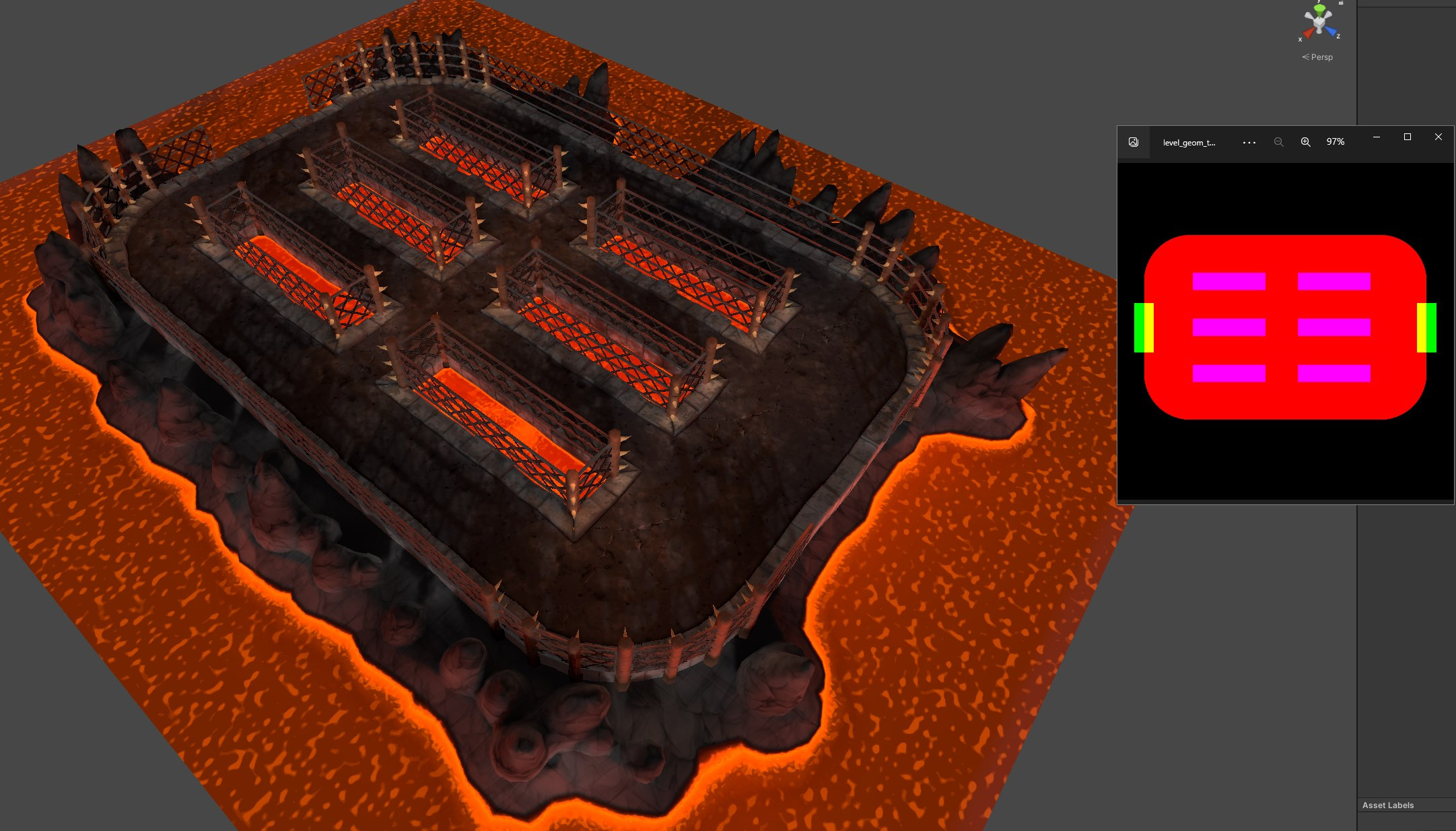 Here is another simple test example, but put through the automatic setup process into Unity.
