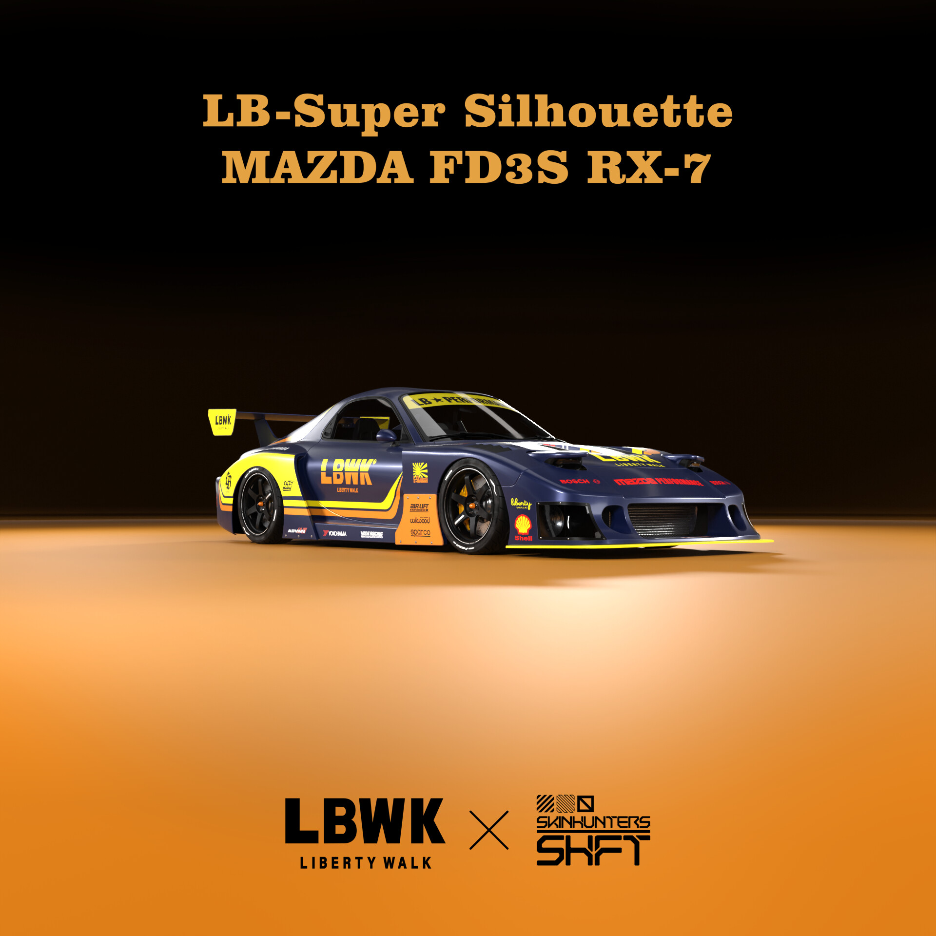 ArtStation - ''LB-Super Silhouette MAZDA FD3S RX-7''