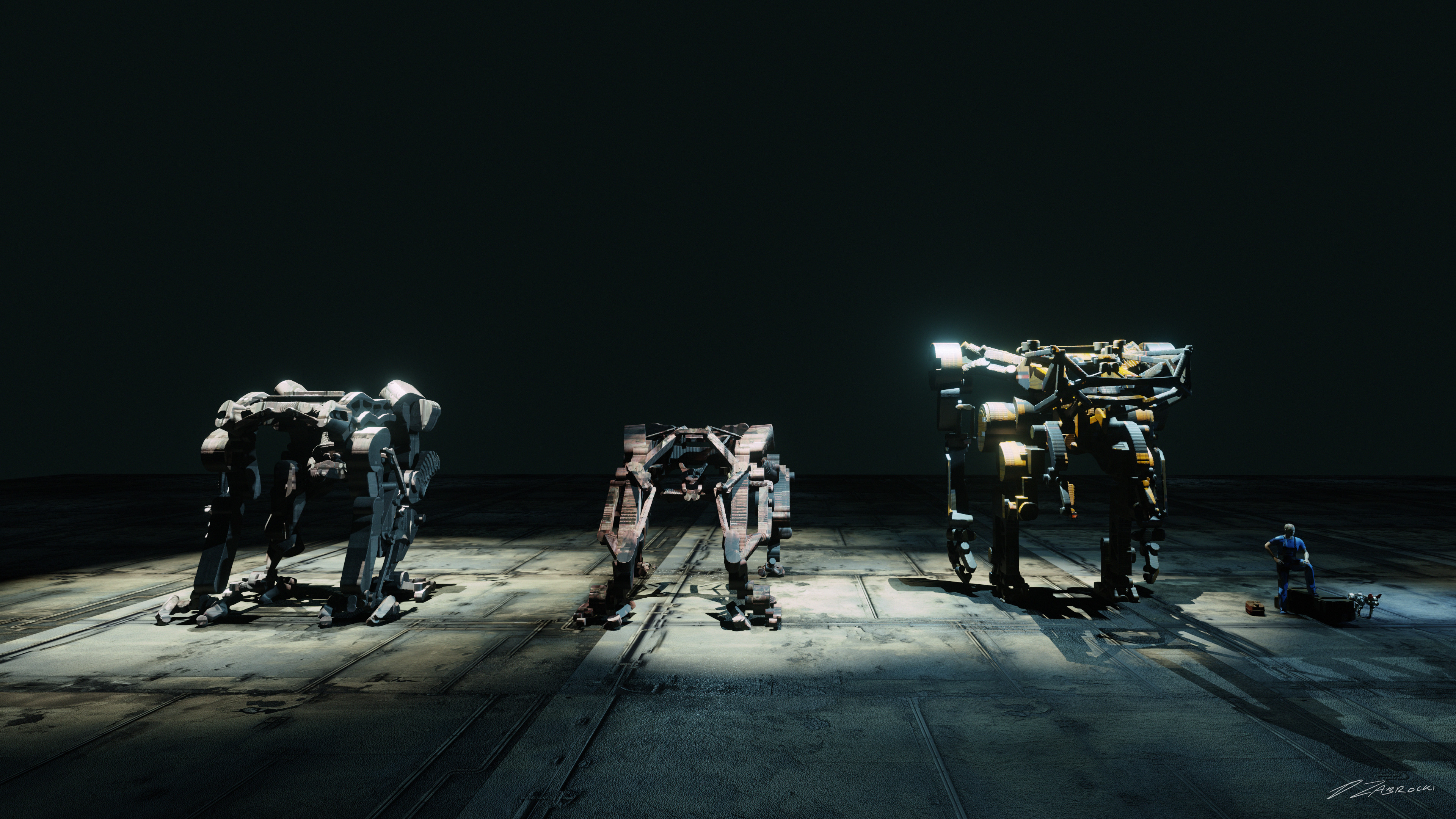 Rough layout of different mech ideas