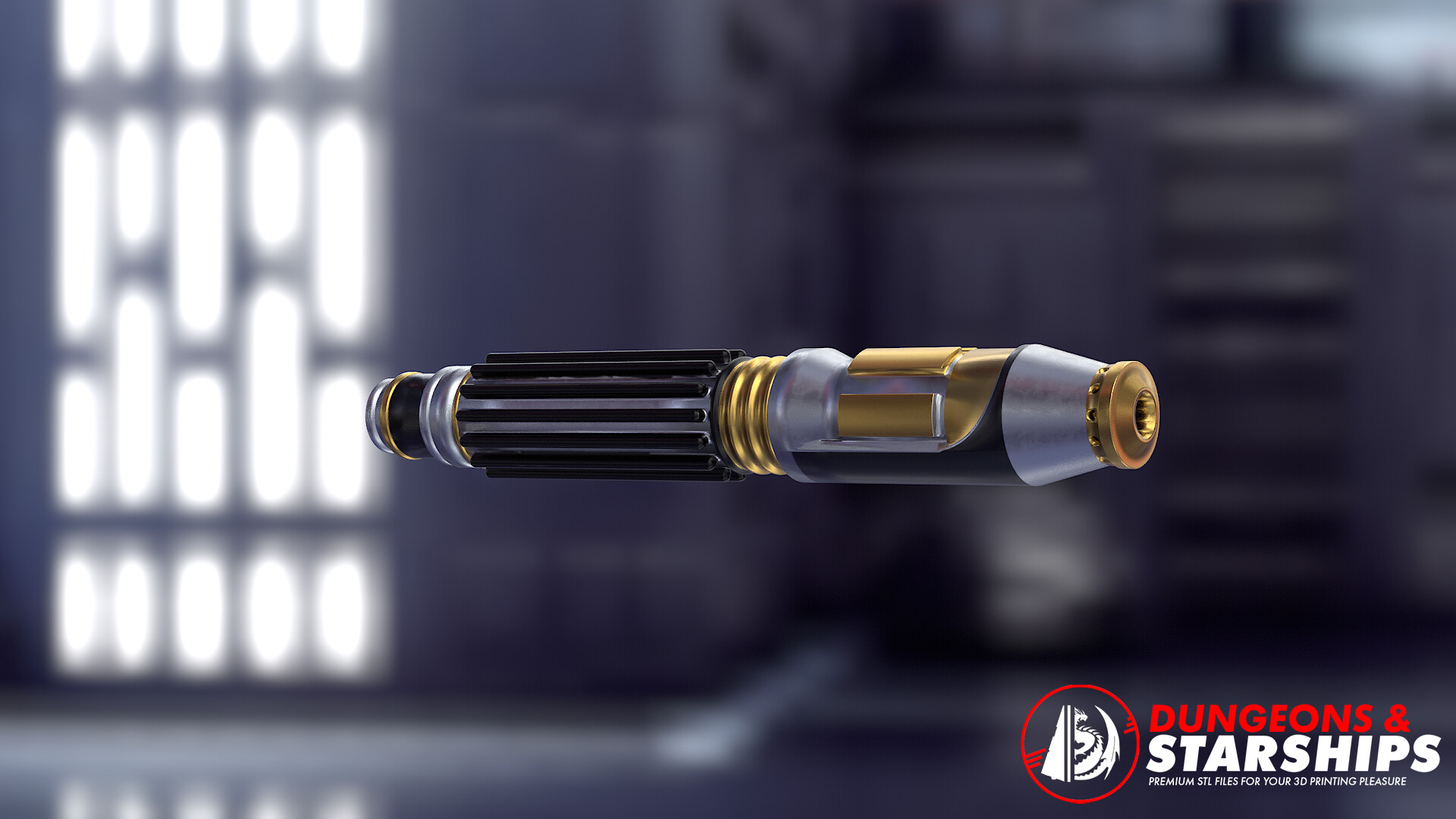 ArtStation - Mace Windu's Lightsaber | 3D Printable