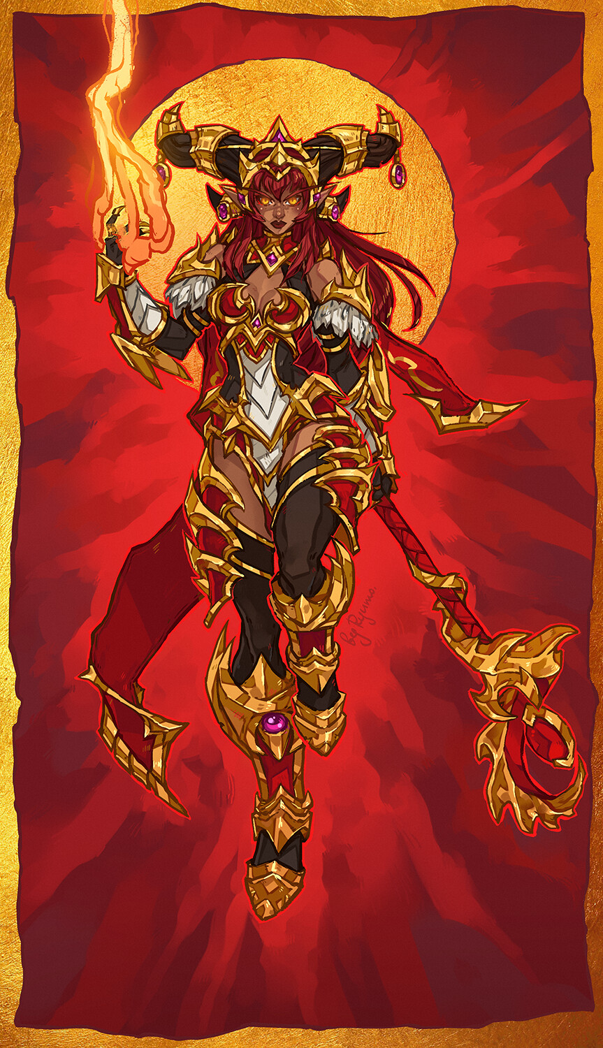 ArtStation - Alexstrasza the Life-Binder