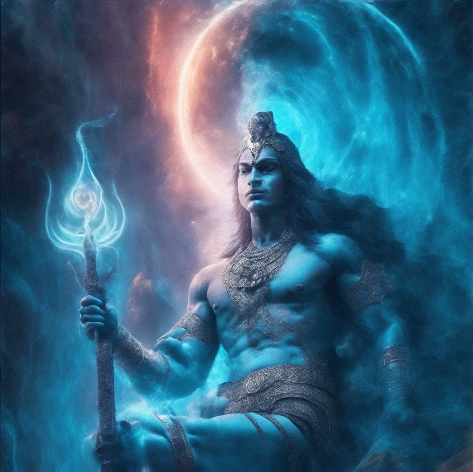 ArtStation - Lord Shiva in Cosmic Energy