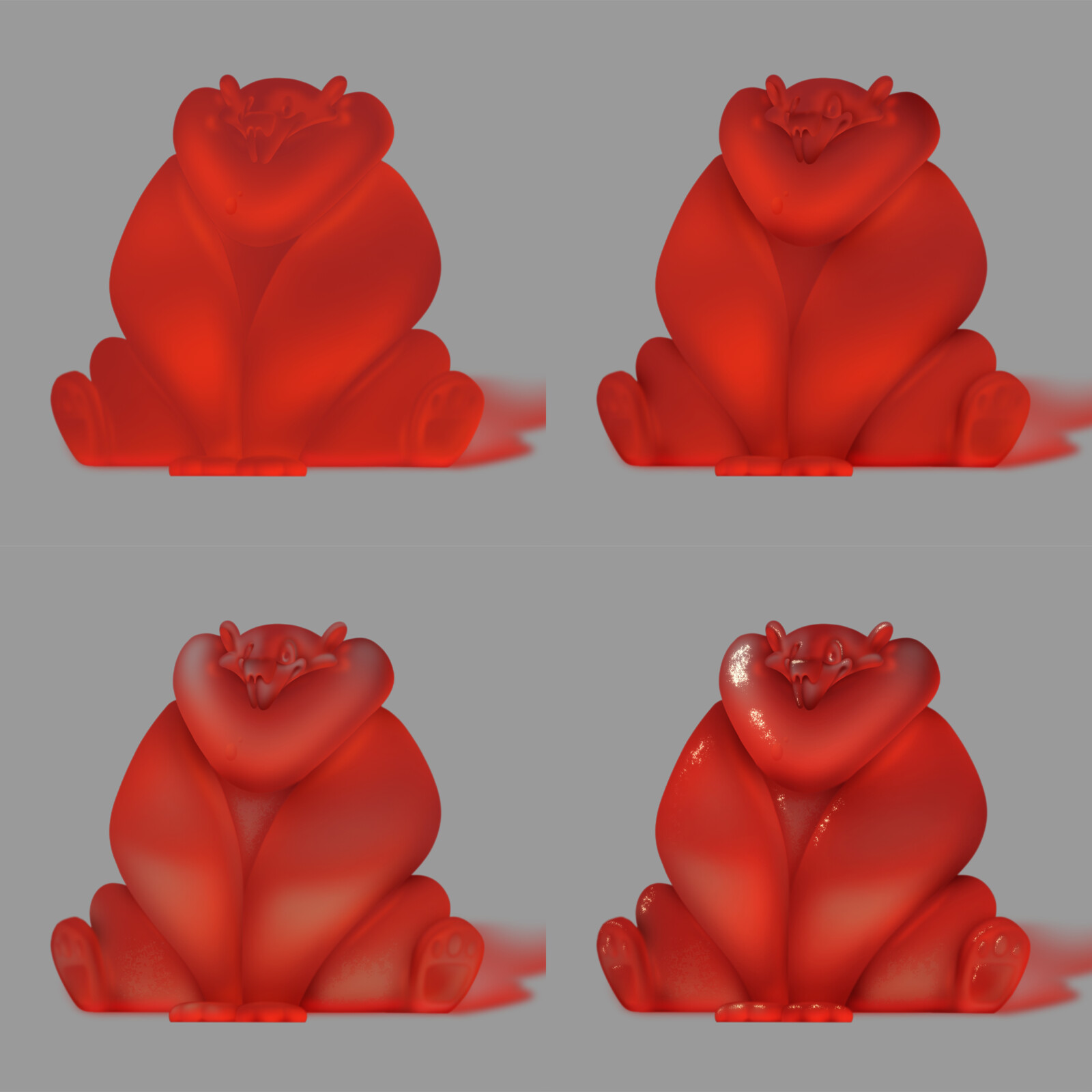 Color work steps