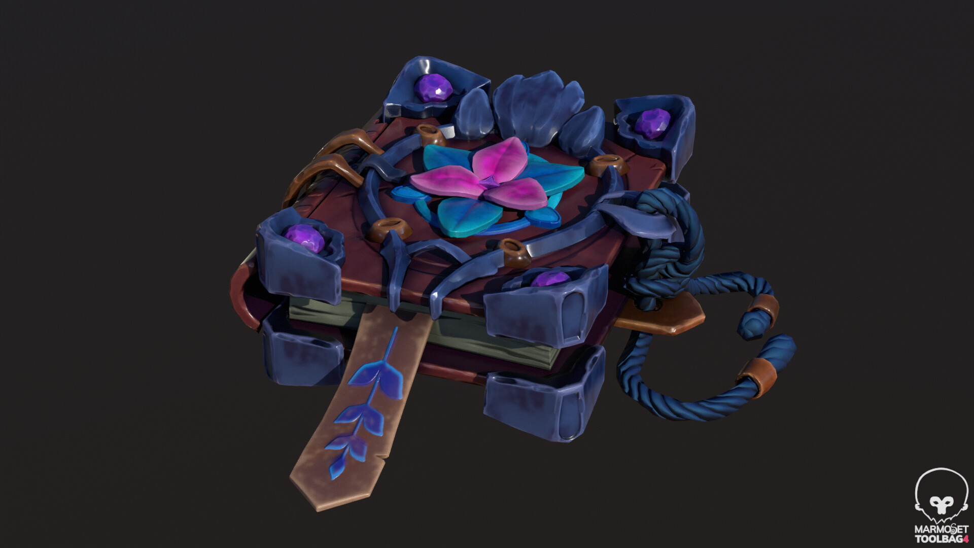 ArtStation - Stylized Spellbook - game prop