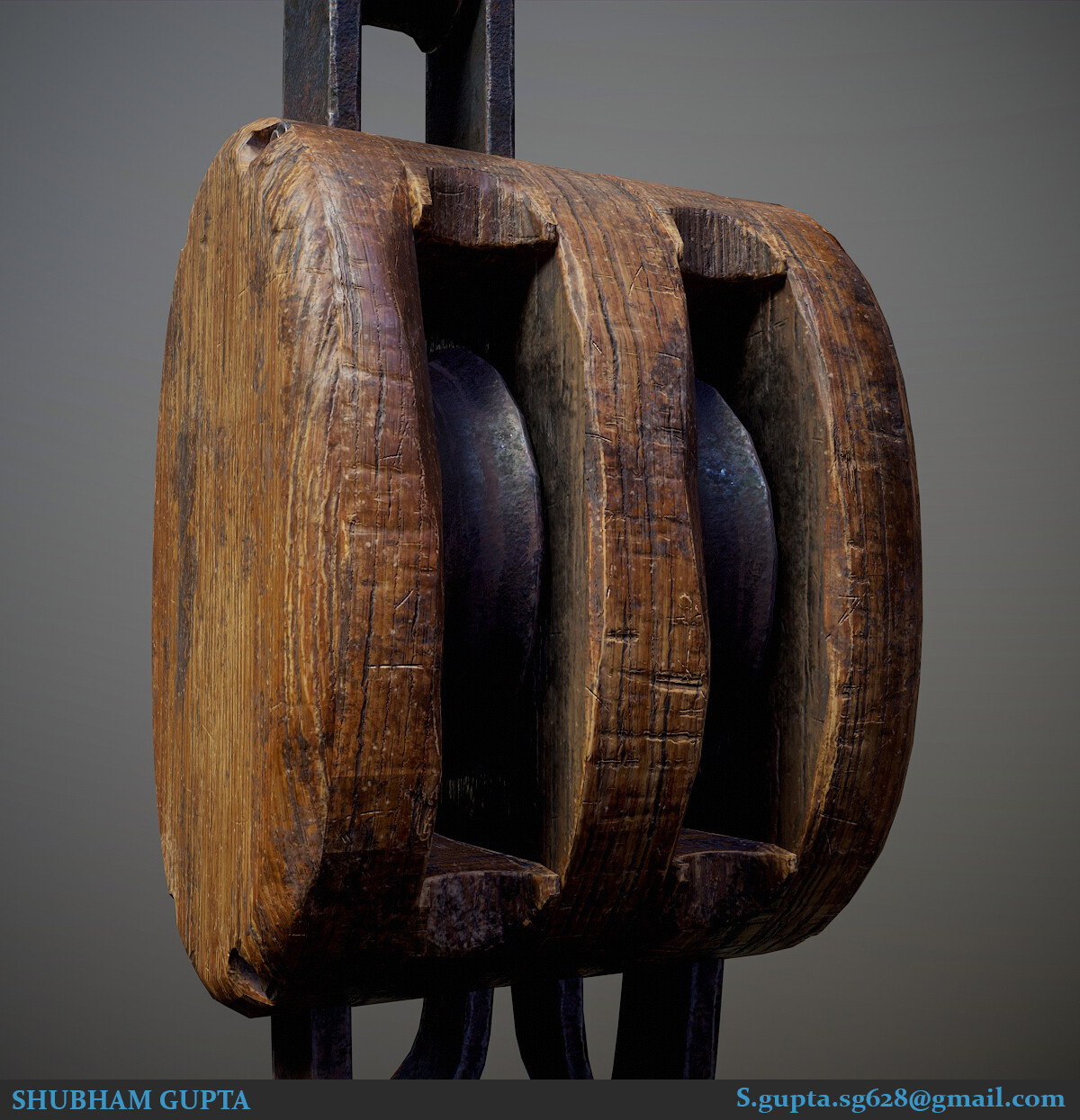 ArtStation - Antique Ship Pulley