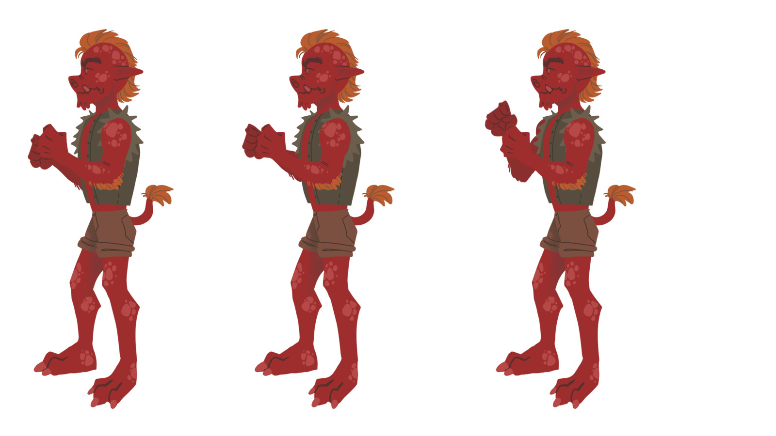 Video Game Character 1 Fight Pose 1