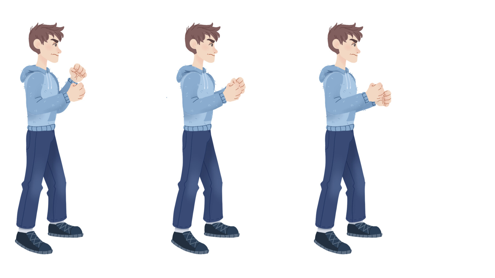 MC Fight Poses 1