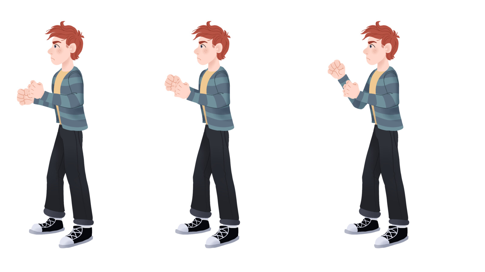Best Friend Fight Poses 2