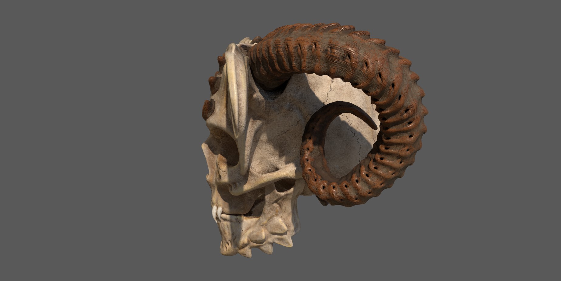 ArtStation - Skull Horns